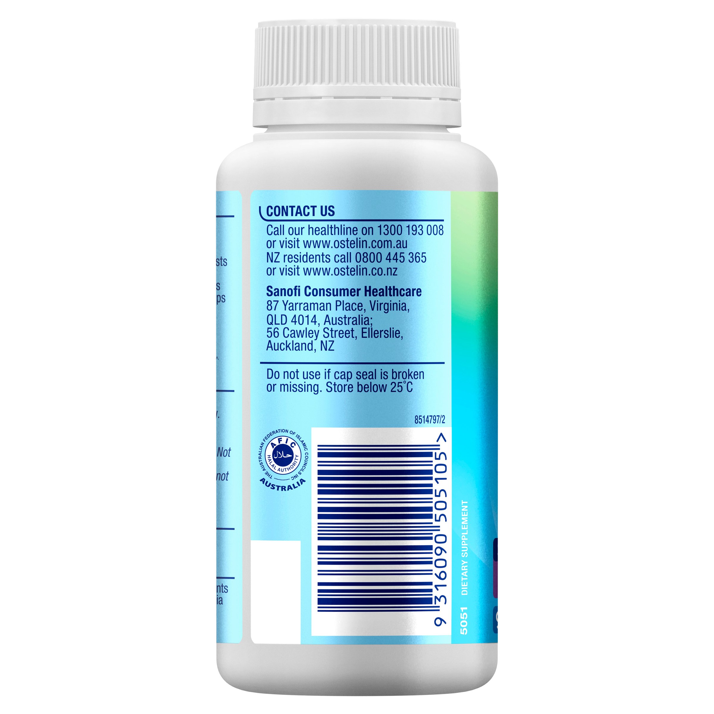 Ostelin Kids Calcium & Vitamin D3 90 chewable tablets - Image 2