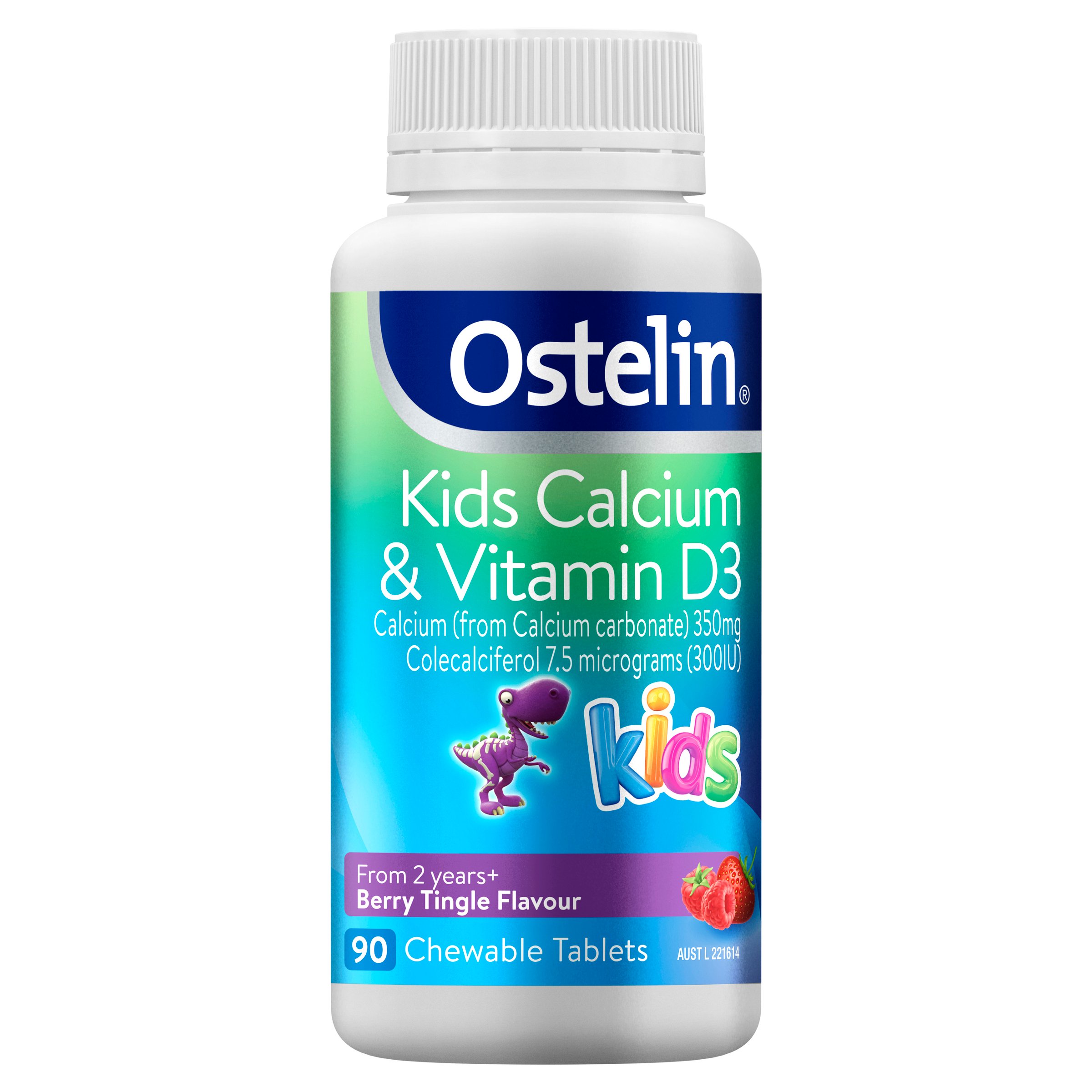 Ostelin Kids Calcium & Vitamin D3 90 chewable tablets - Image 1