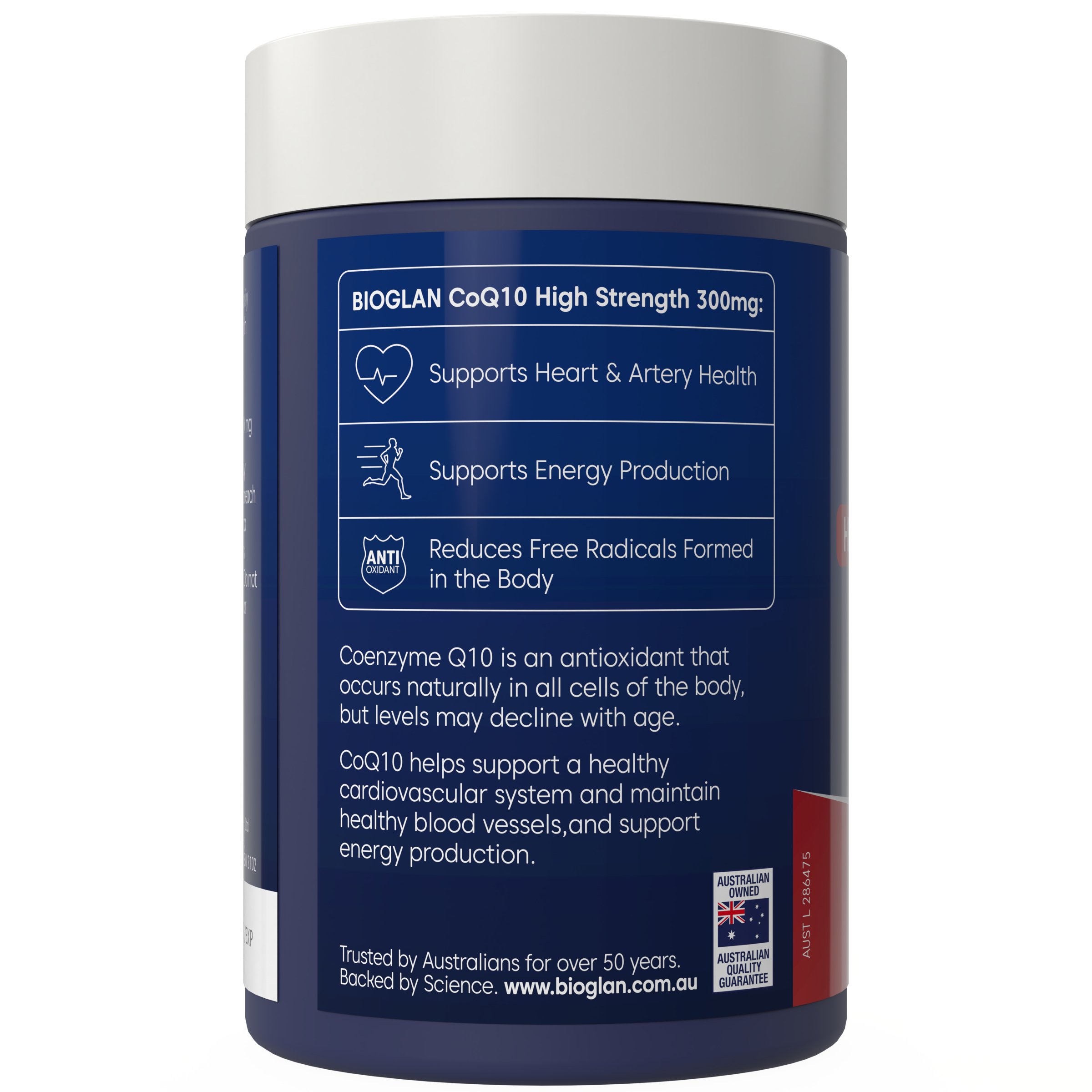 Bioglan CoQ10 High Strength 300mg - 60 capsules - Image 3
