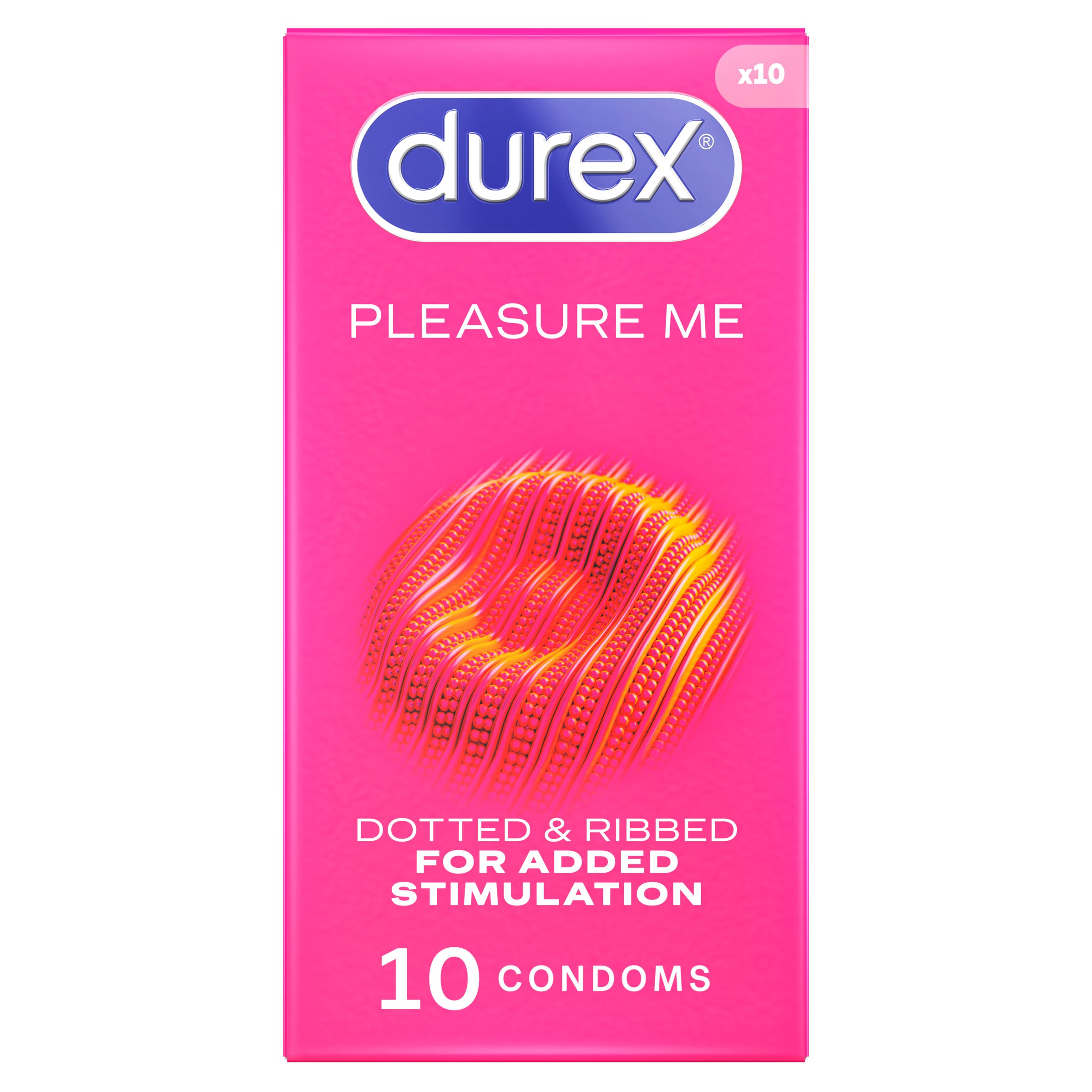 Durex Pleasure Me Condoms 10 pack - Image 1