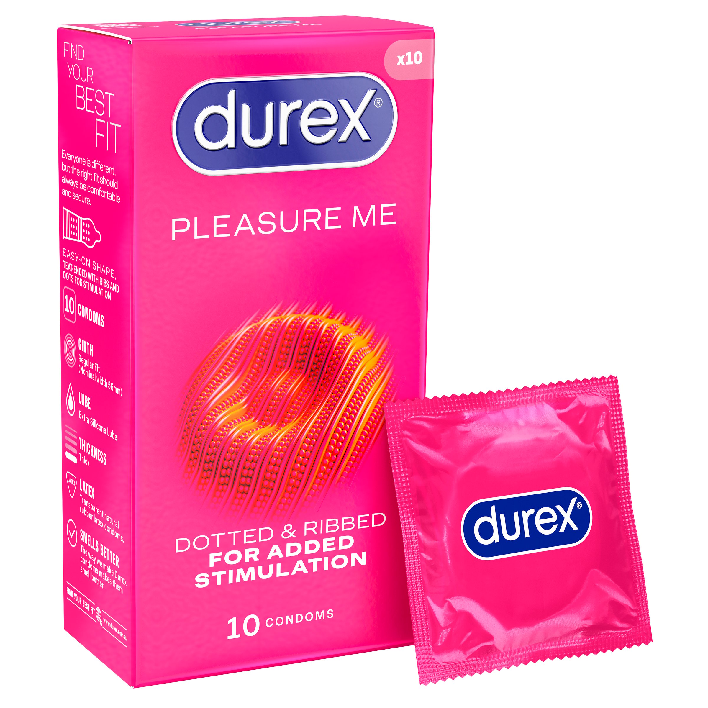Durex Pleasure Me Condoms 10 pack - Image 10