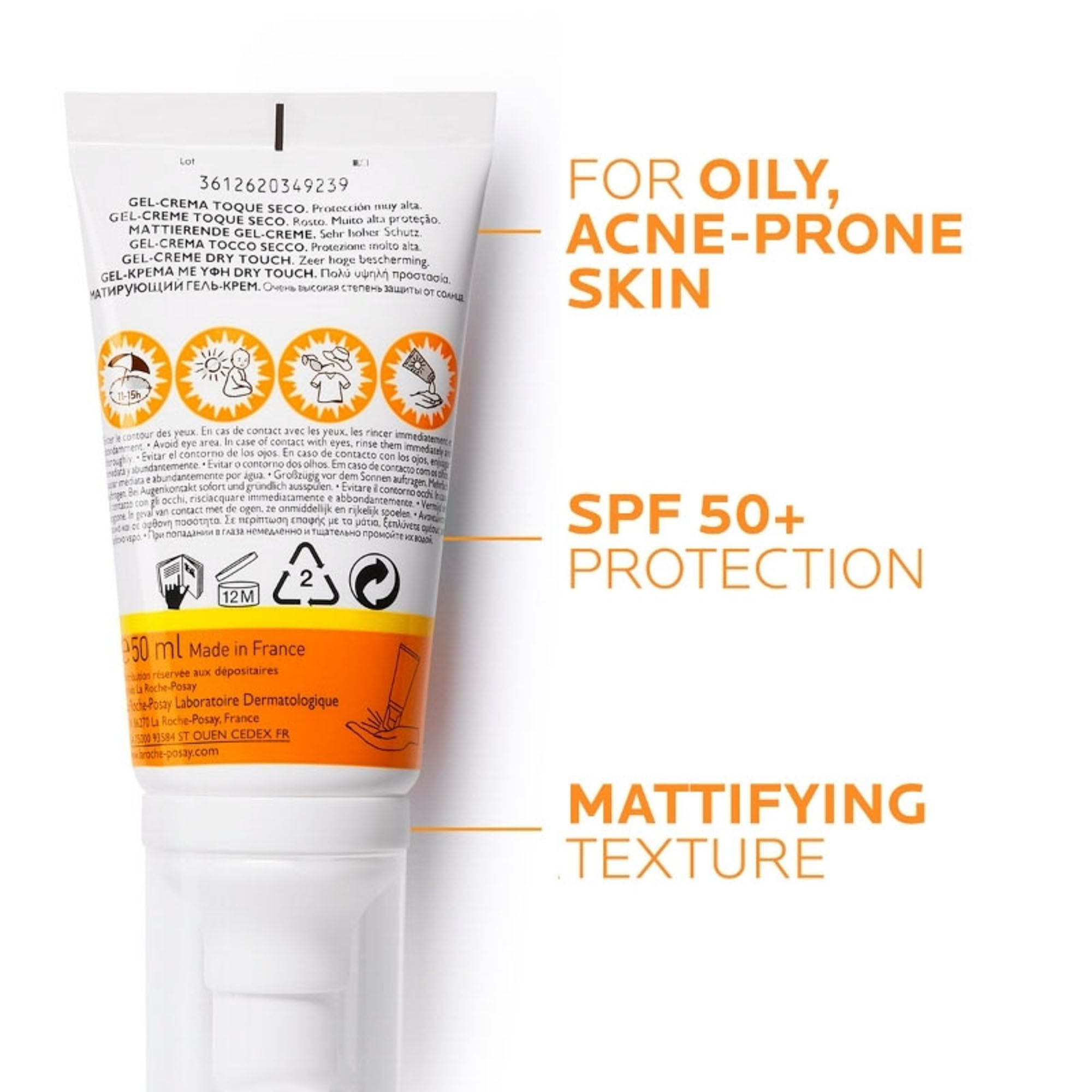 La Roche-Posay Anthelios XL Dry Touch Gel-Cream SPF50+ 50ml - Image 8