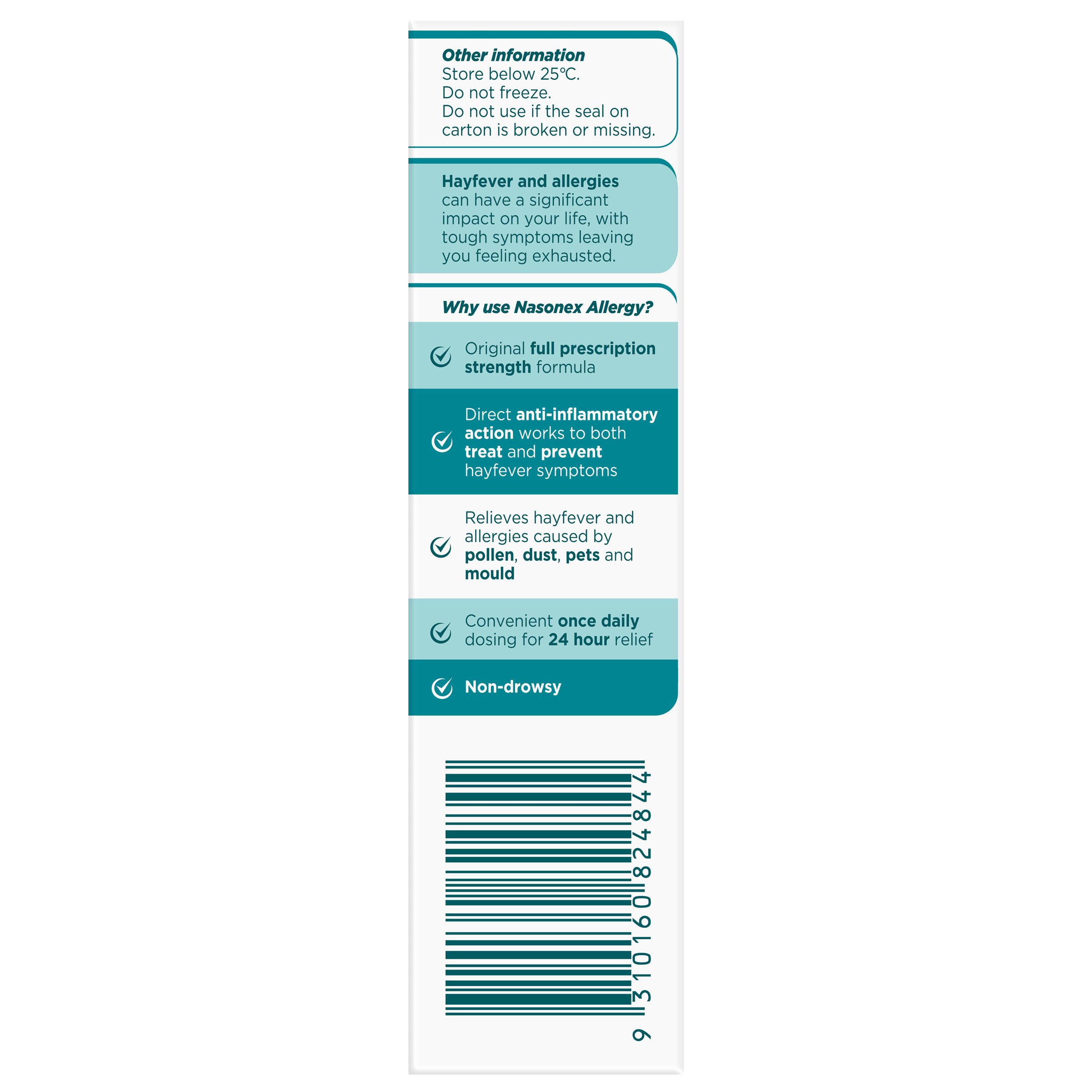 Nasonex Allergy Spray 140 doses - Image 3