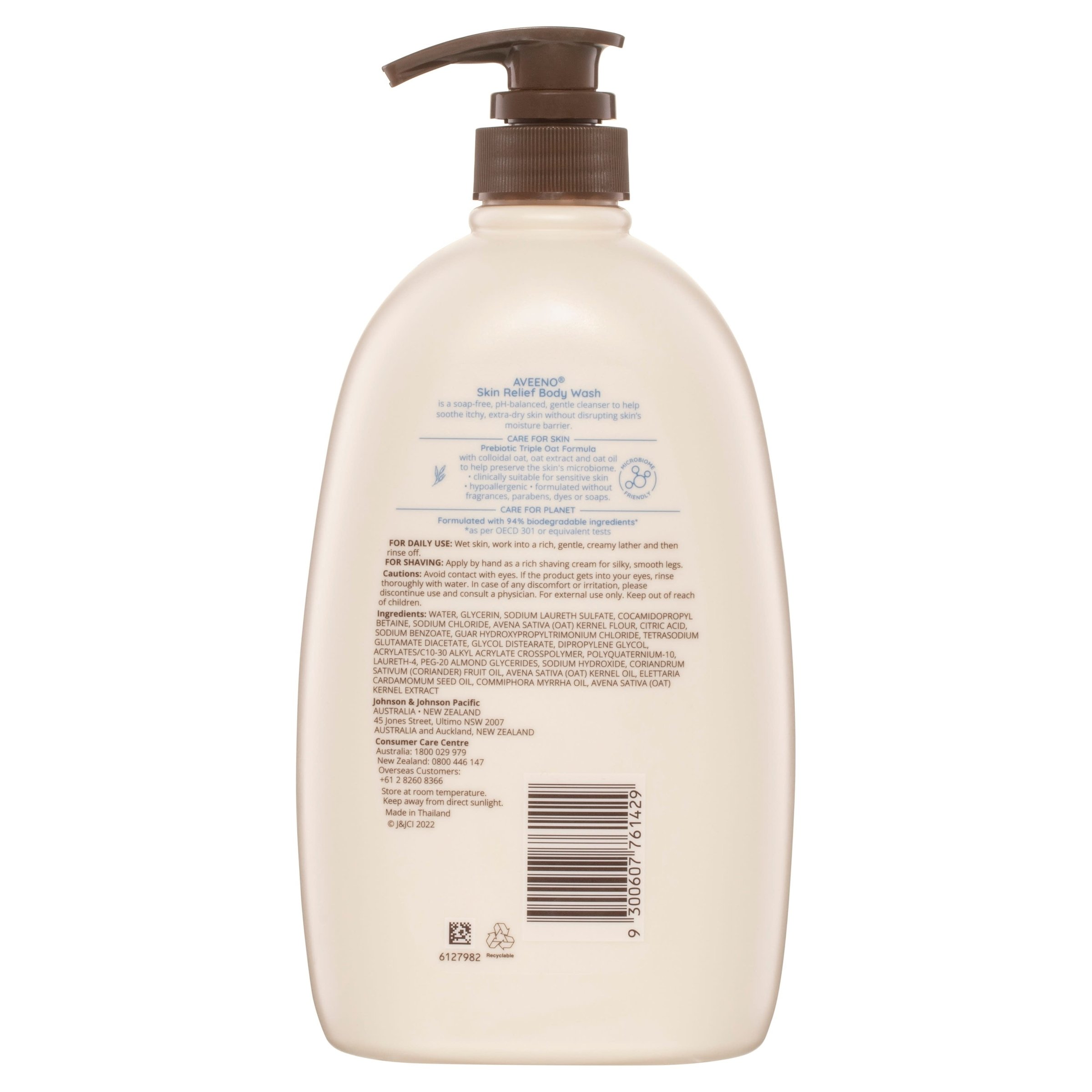 Aveeno Skin Relief Body Wash 1 litre - Image 2