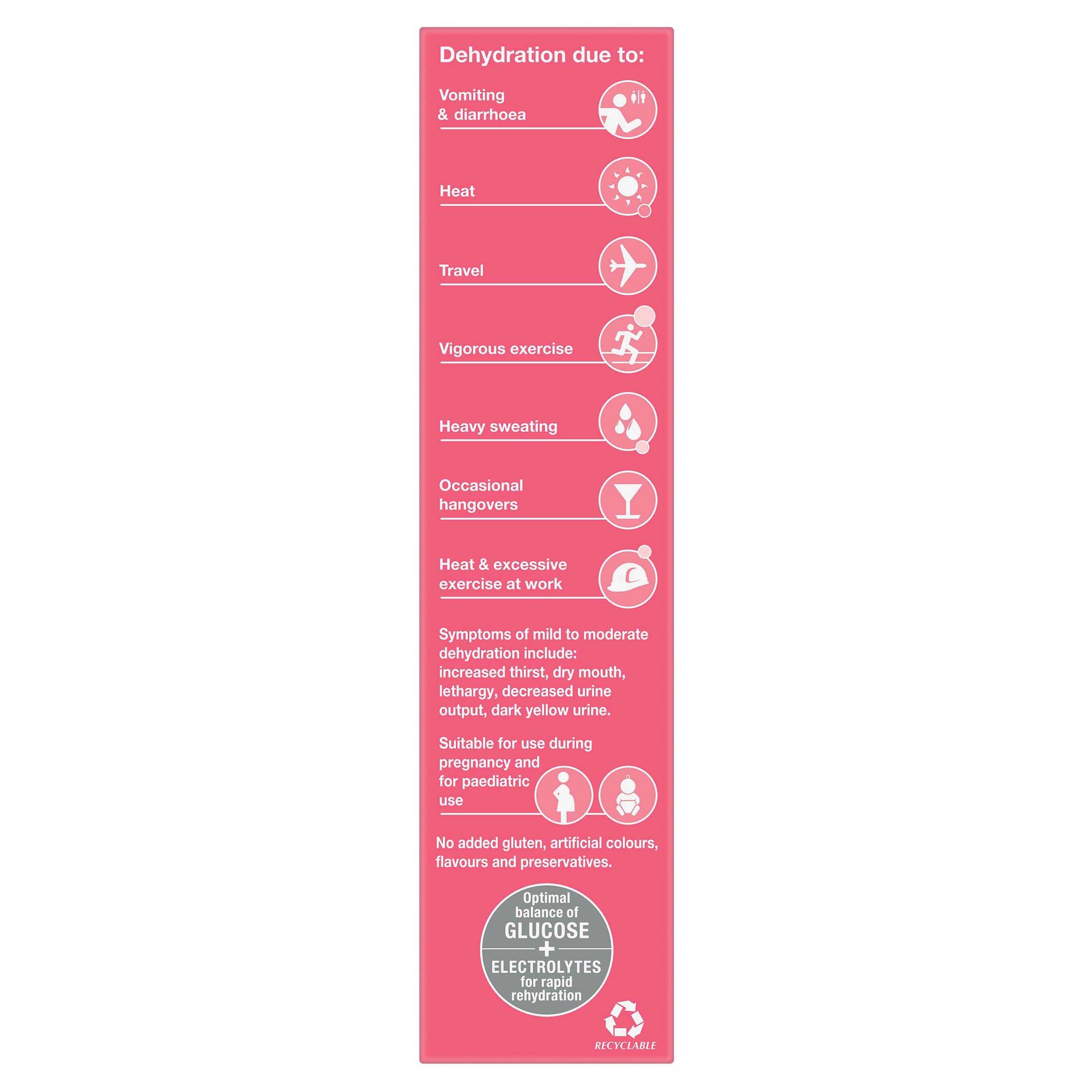 Hydralyte Effervescent Strawberry Kiwi 20 tablets - Image 4