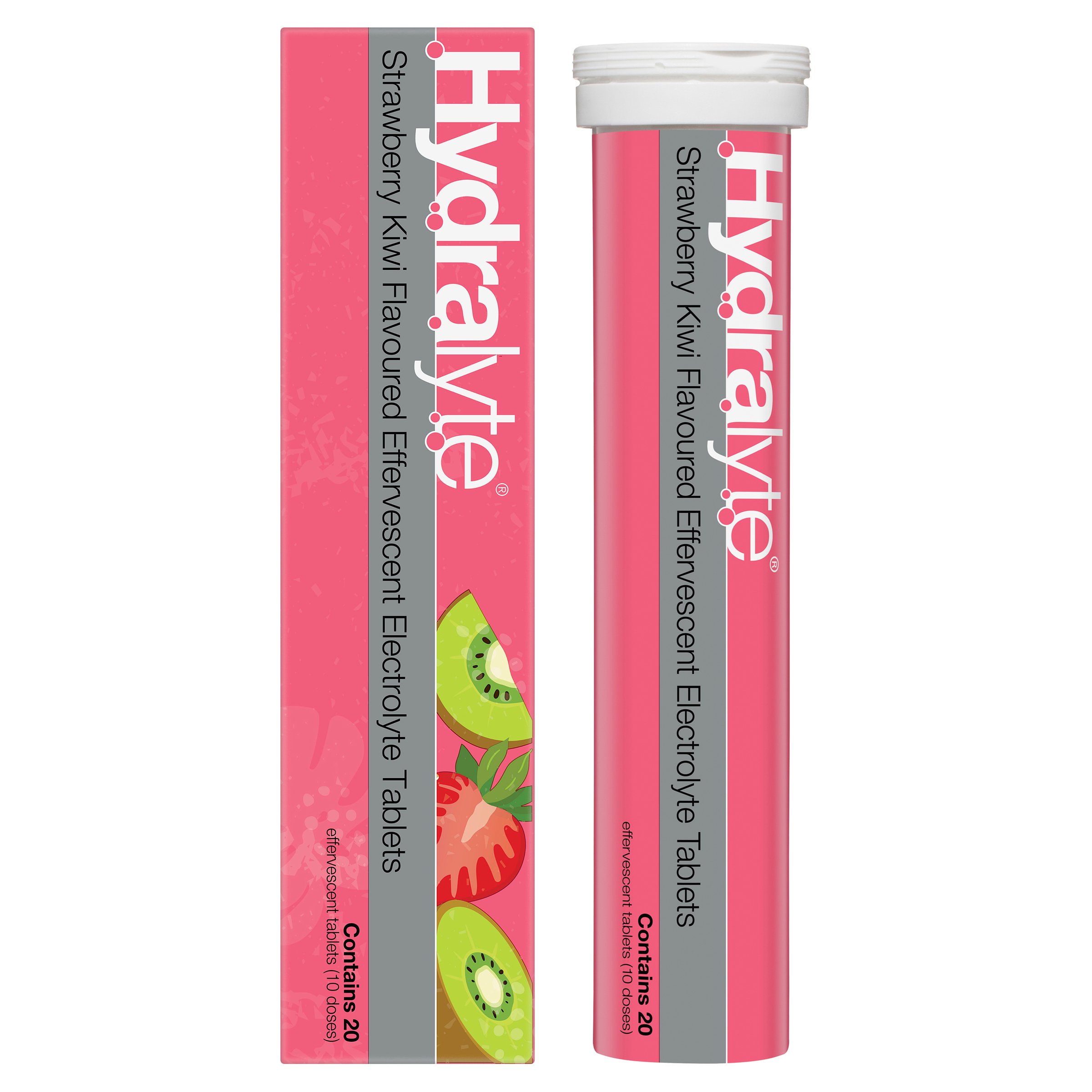 Hydralyte Effervescent Strawberry Kiwi 20 tablets - Image 7