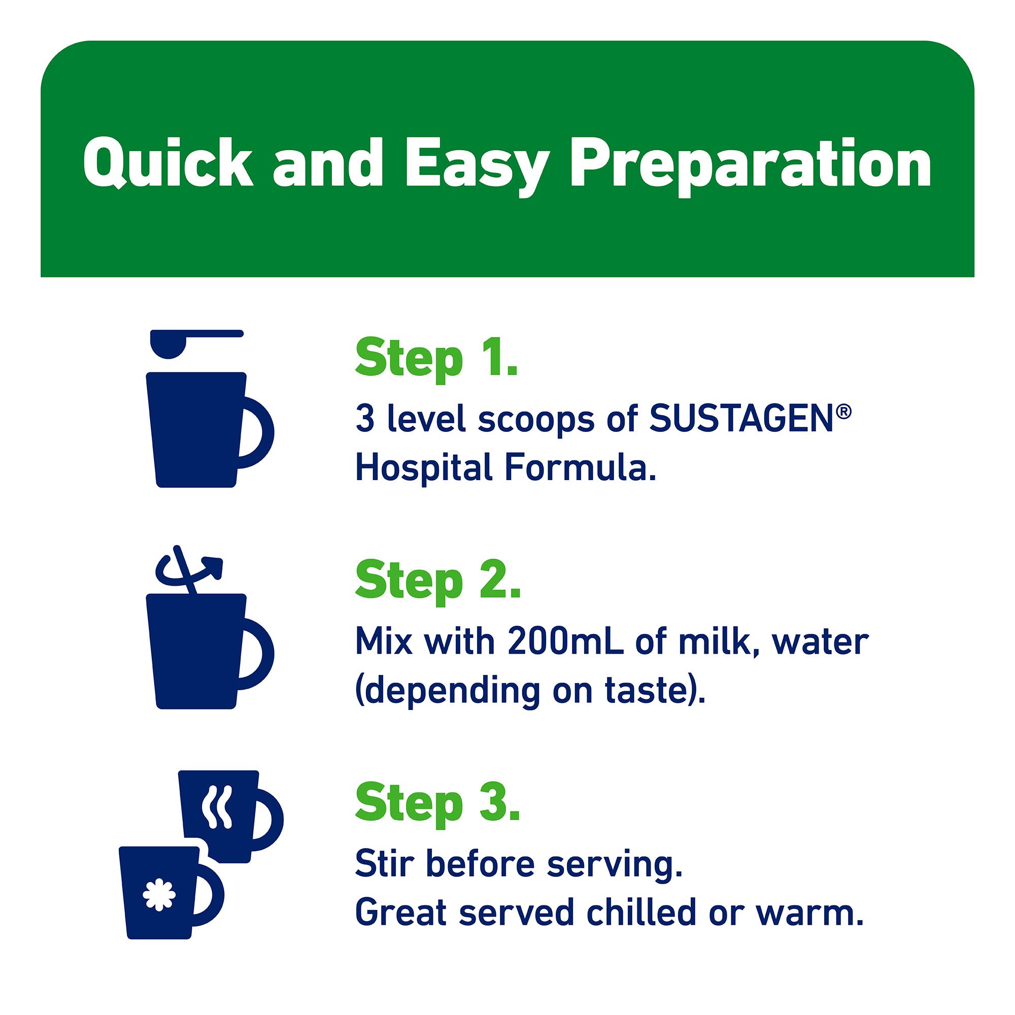 Sustagen Hospital Formula Plus Fibre Vanilla Flavour 840g - Image 6