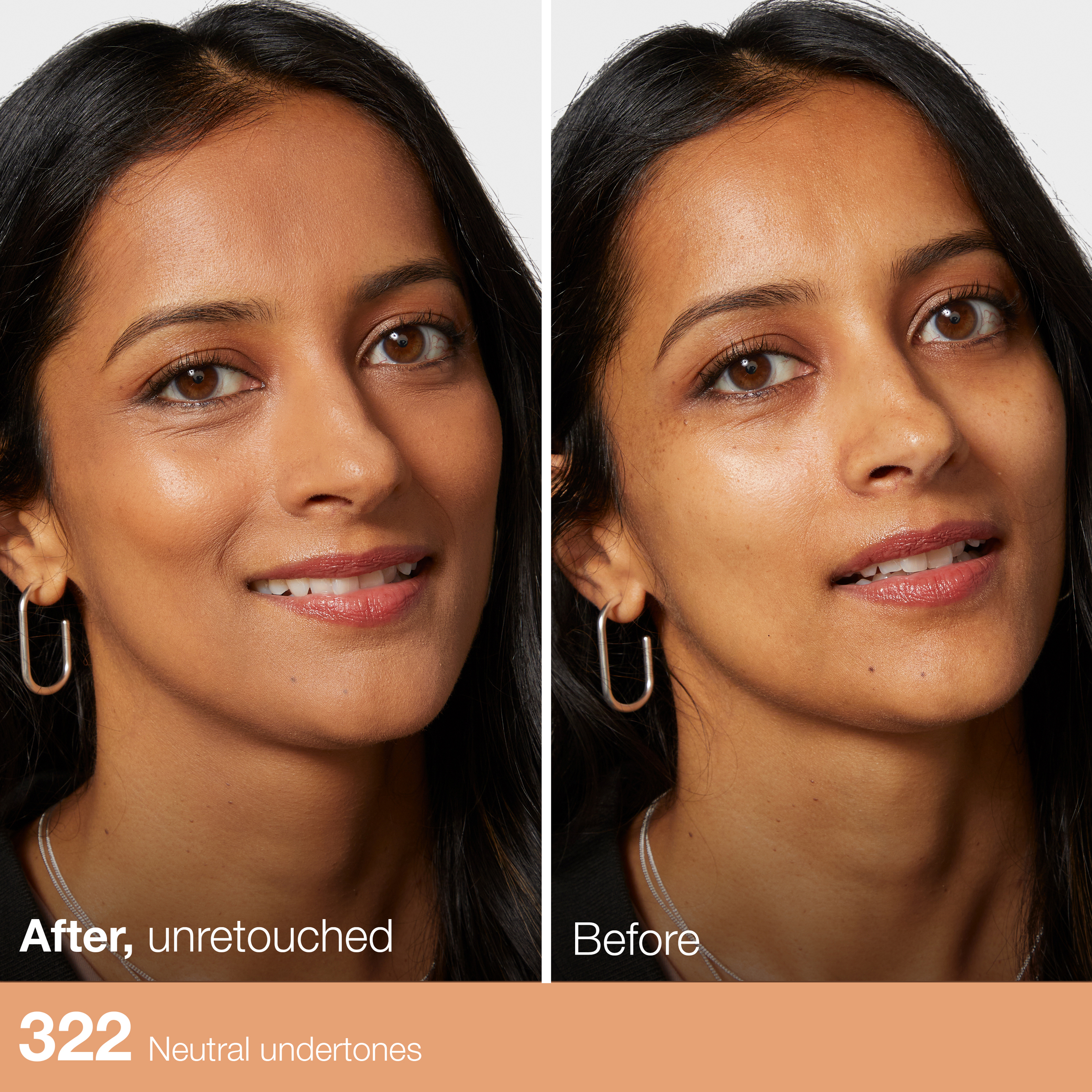 Maybelline Fit Me Matte & Poreless Foundation Warm Honey 322 - 1 each - Image 4
