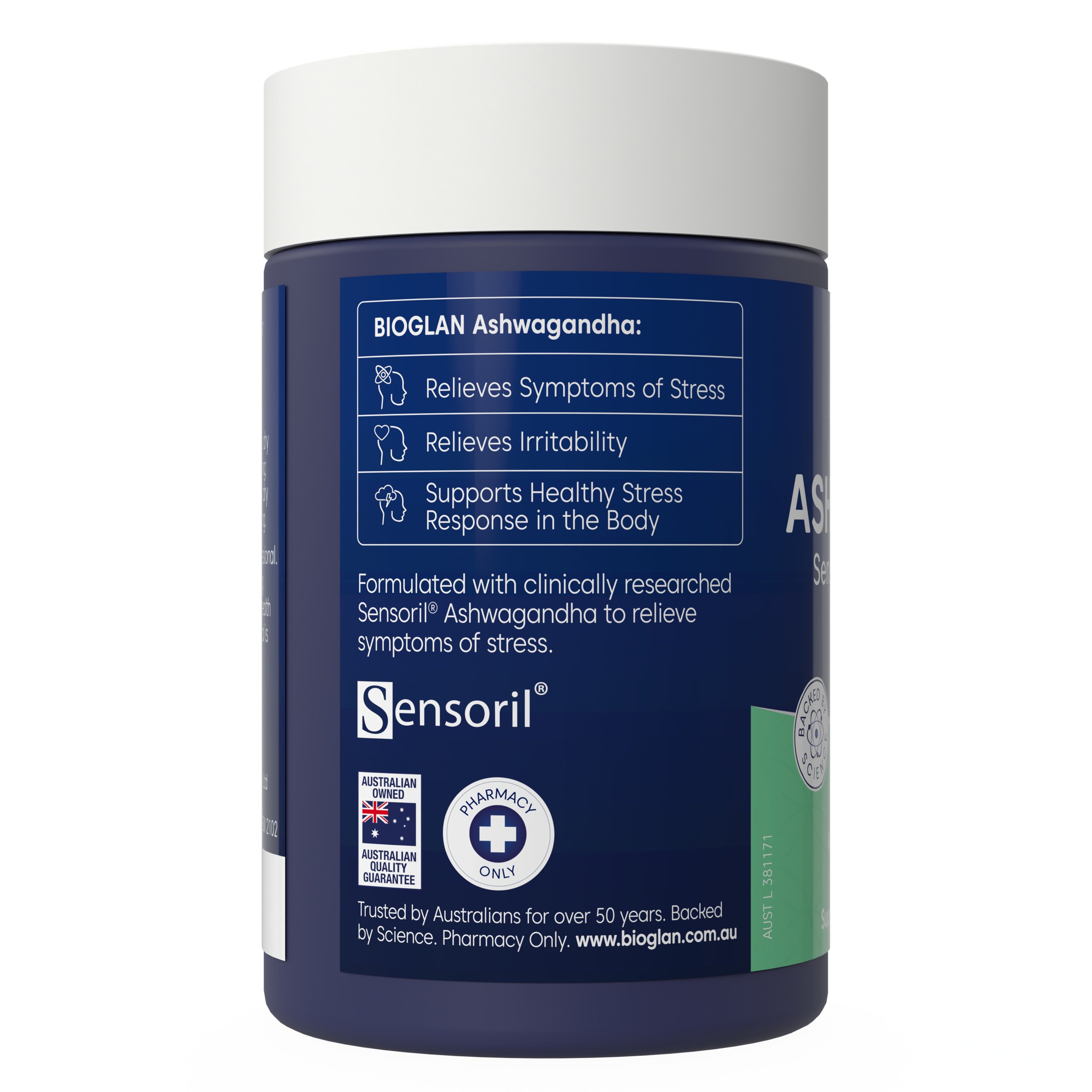 Bioglan Ashwagandha 60 capsules - Image 2