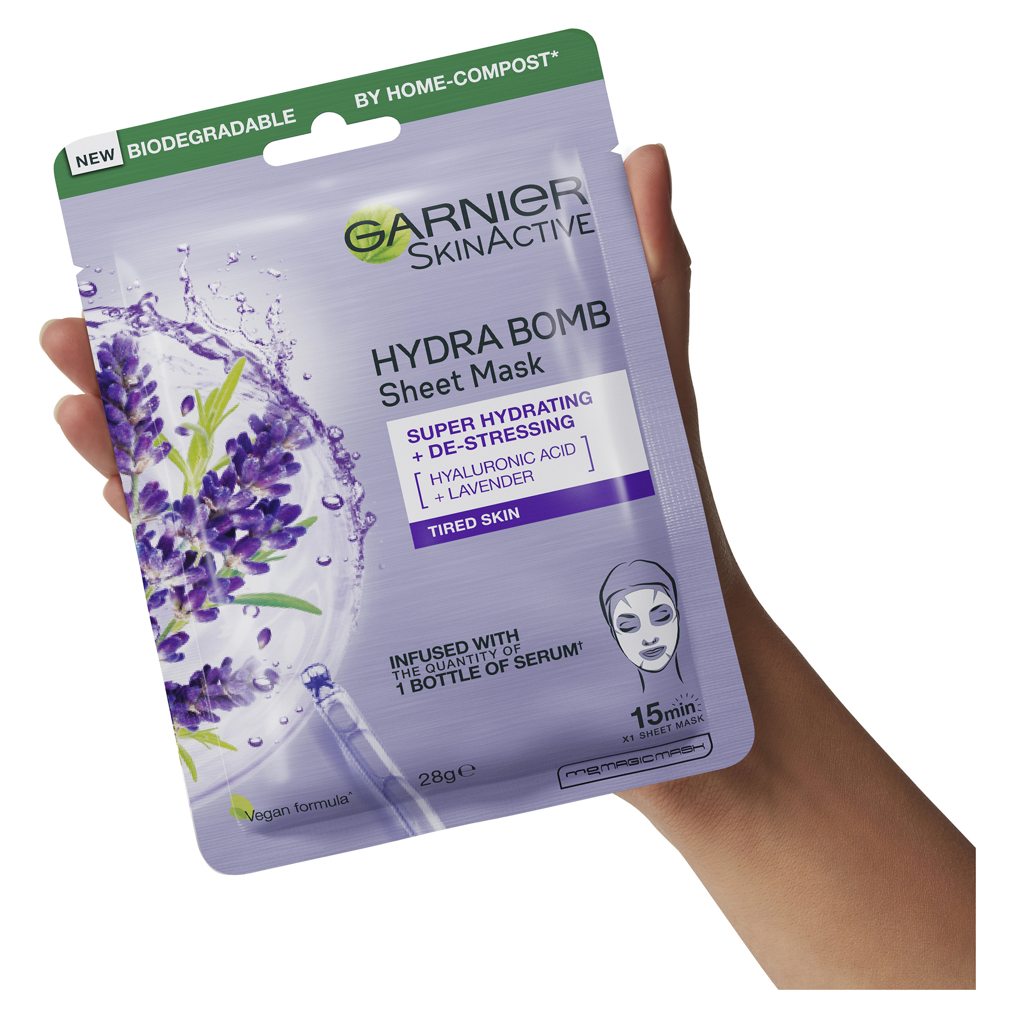 Garnier SkinActive Hydra Bomb Mask Lavender 32g - Image 8