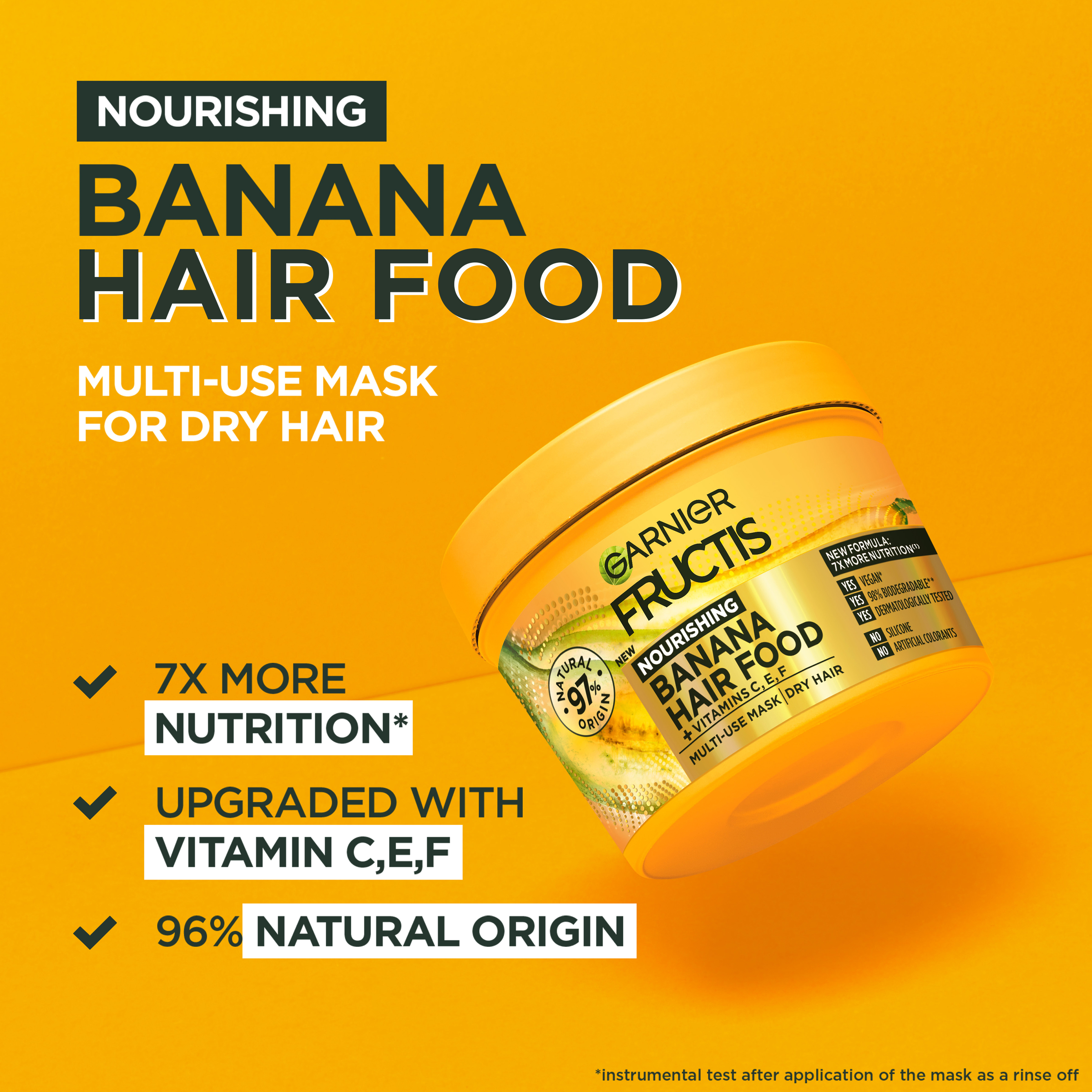 Garnier Fructis Hair Food Banana 390ml - Image 3