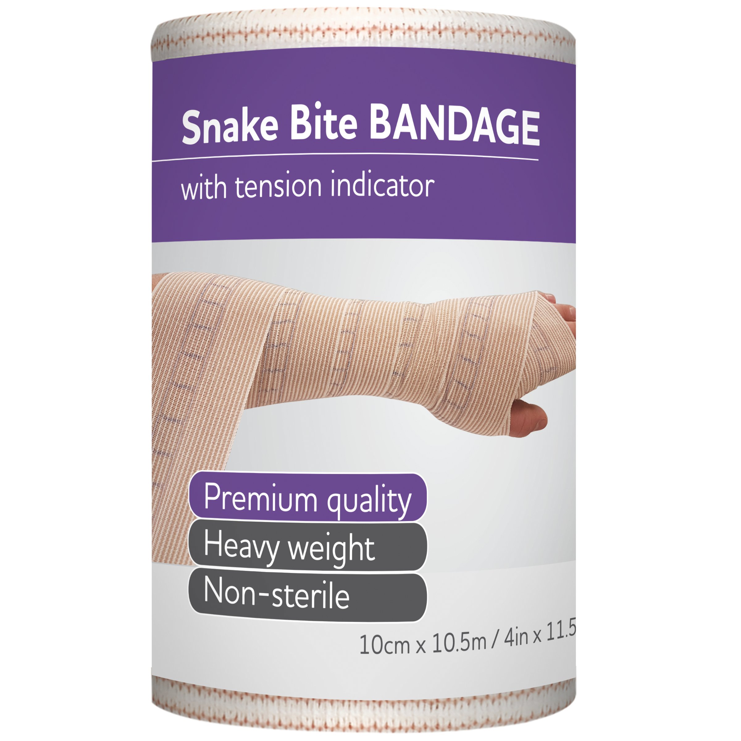 Aero Snake Bit Bandage With Indicator 10cm X 10.5m Stretched 1 roll