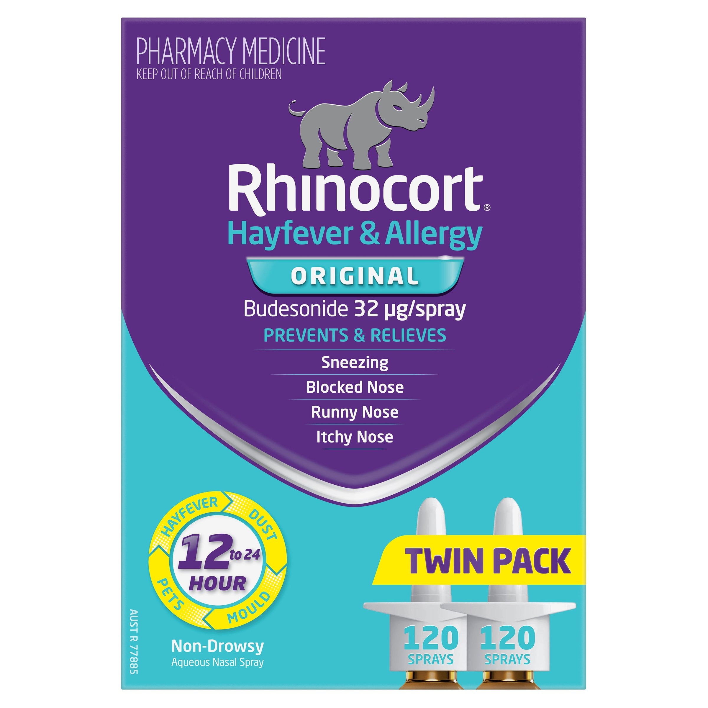 Rhinocort Nasal Spray 32mcg 240 doses - Image 1