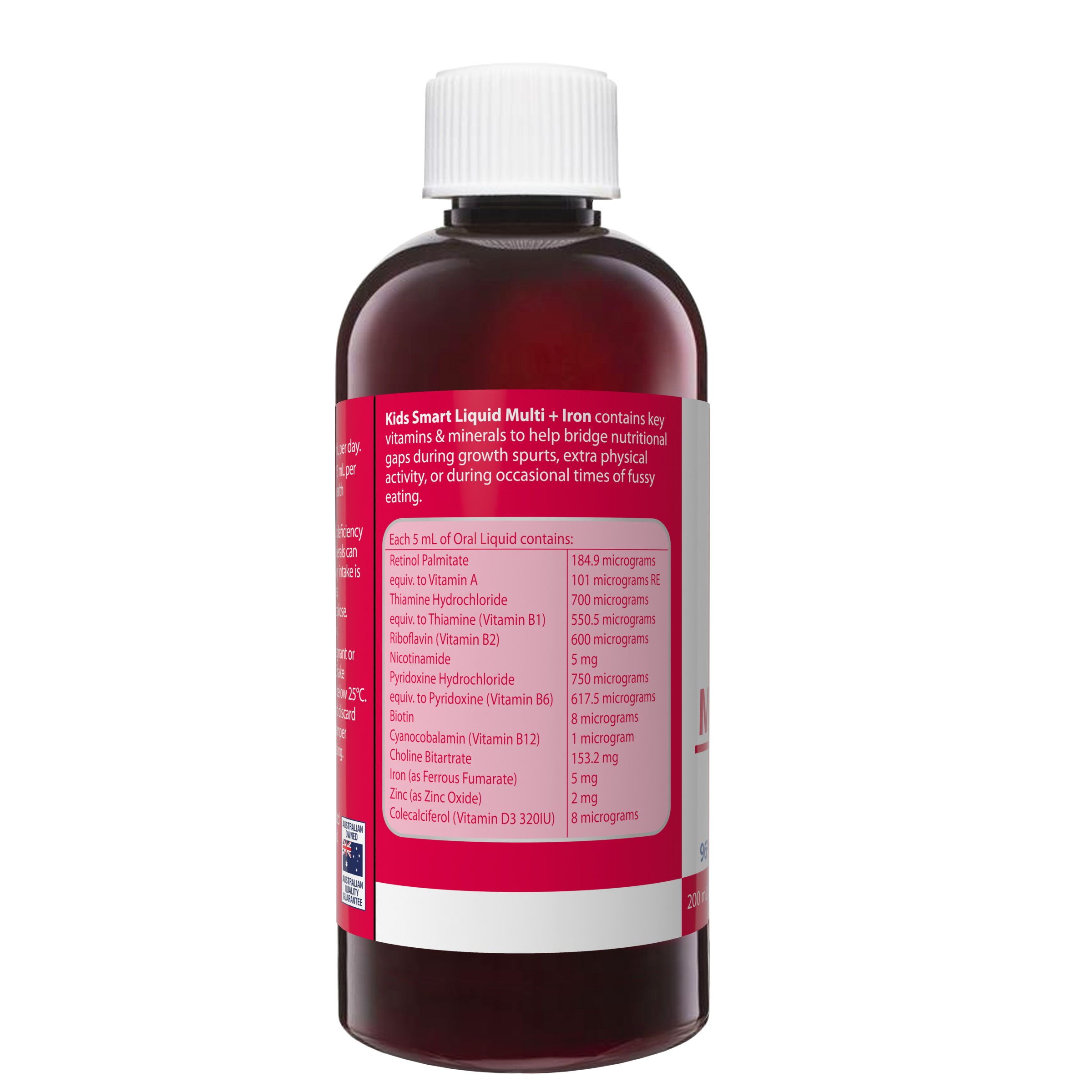 Nature's Way Kids Smart Liquid Multi + Iron 200ml - Image 11