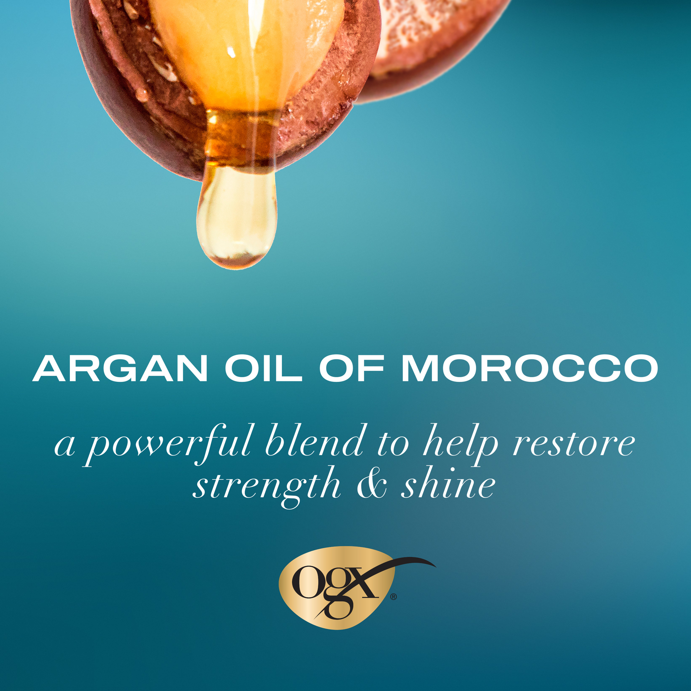 OGX Argan Oil Morocco Extra Strength Shampoo 385ml - Image 2