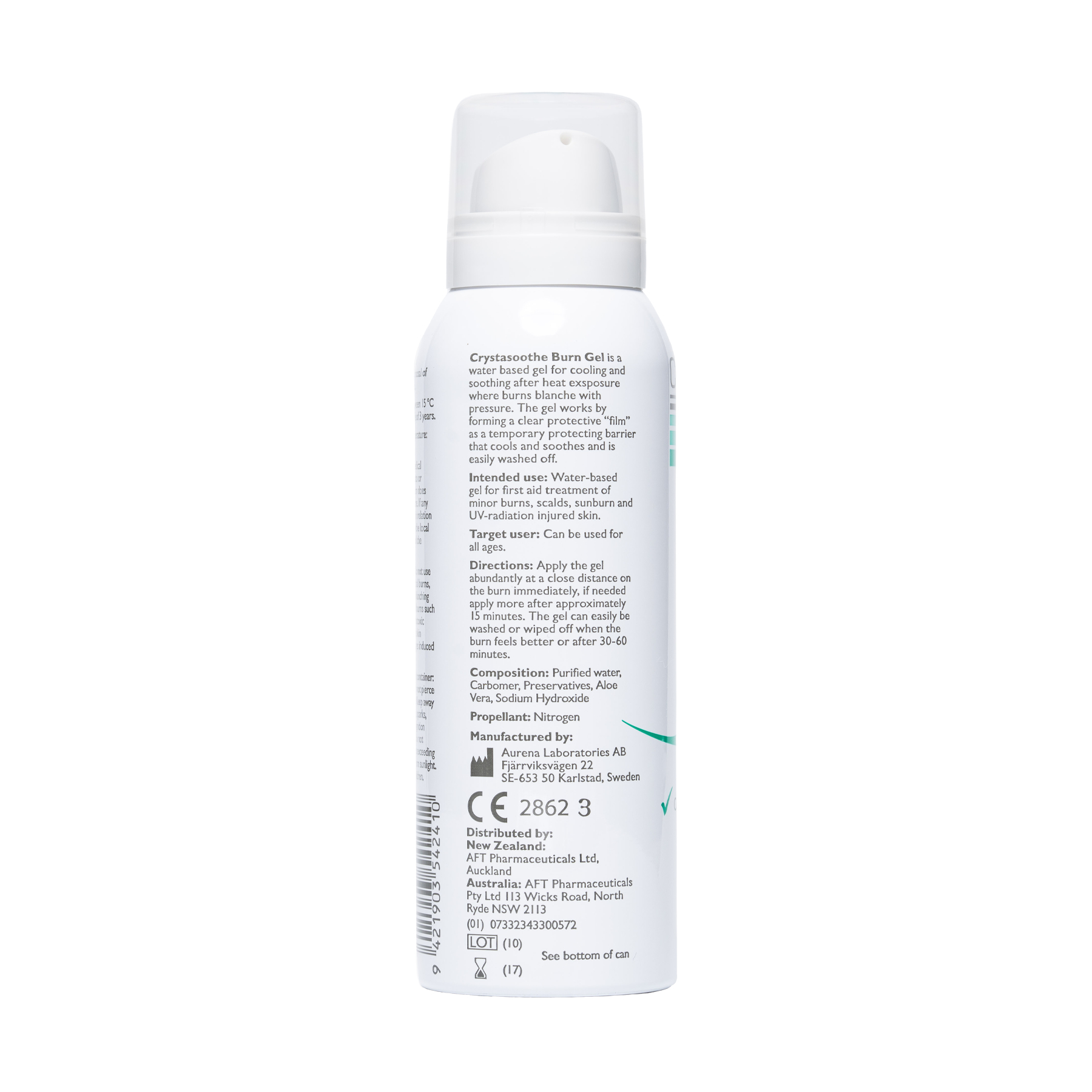 Crystasoothe Burn Gel 100ml - Image 2