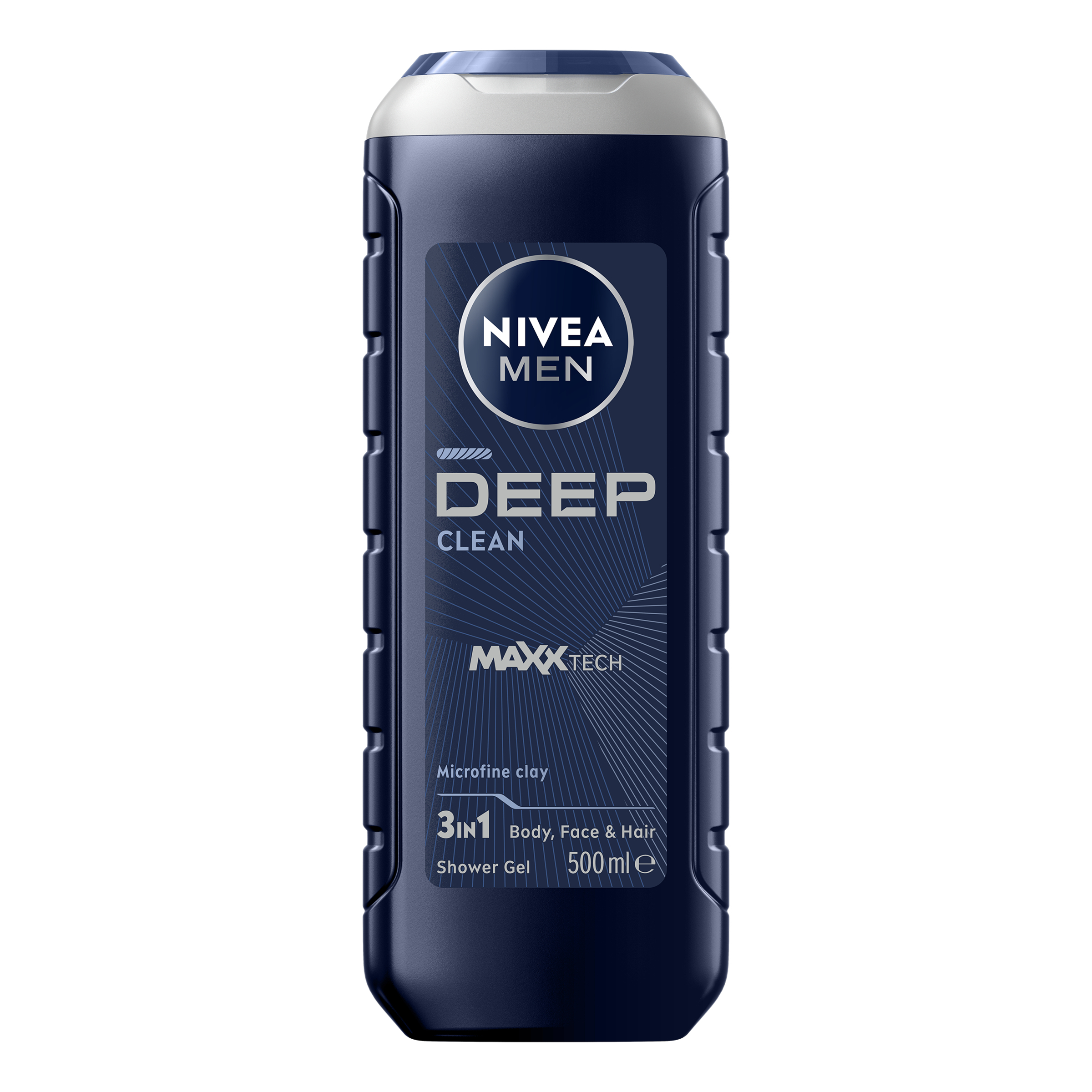 Nivea MEN Deep Clean Shower Gel 500ml - Image 1