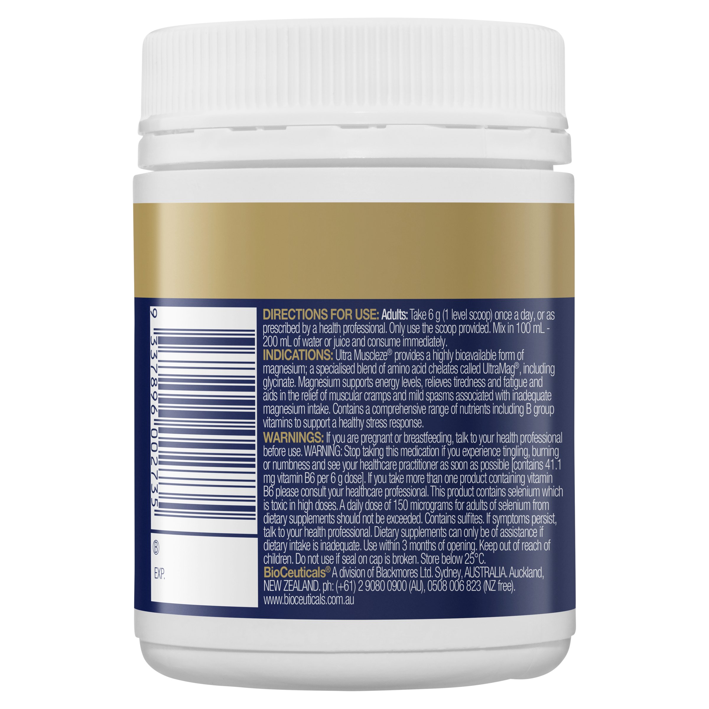 BioCeuticals Ultra Muscleze 180g - Image 3