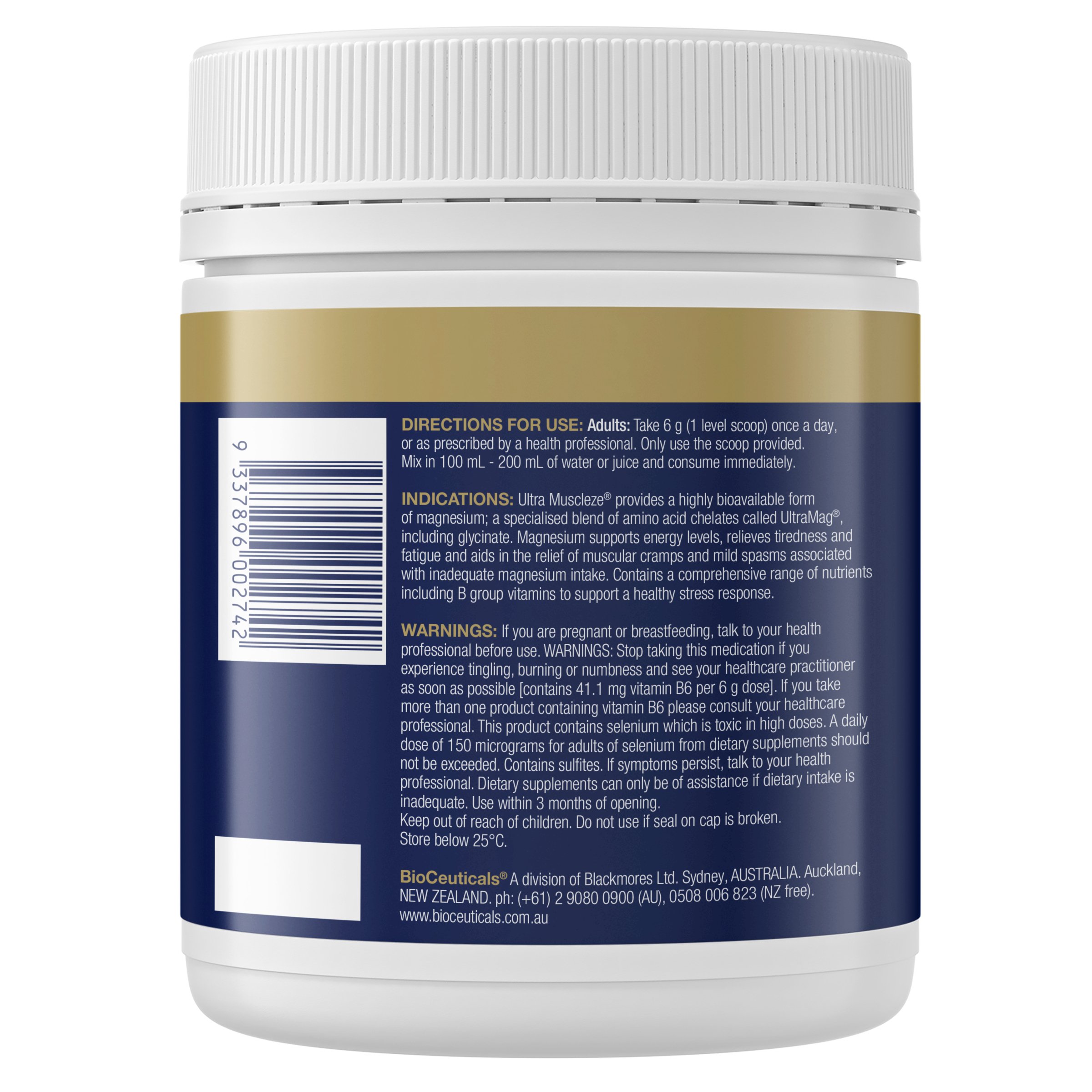 BioCeuticals Ultra Muscleze 360g - Image 3