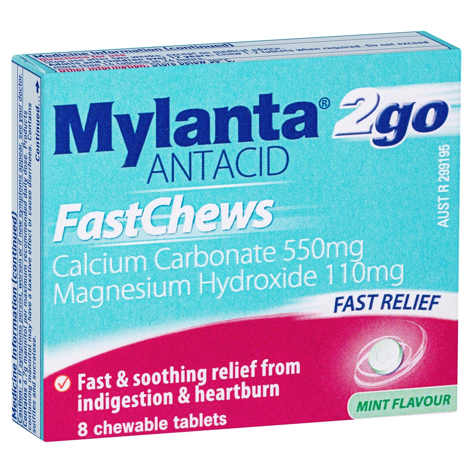 Mylanta Fast Chews 8 tablets - Image 5