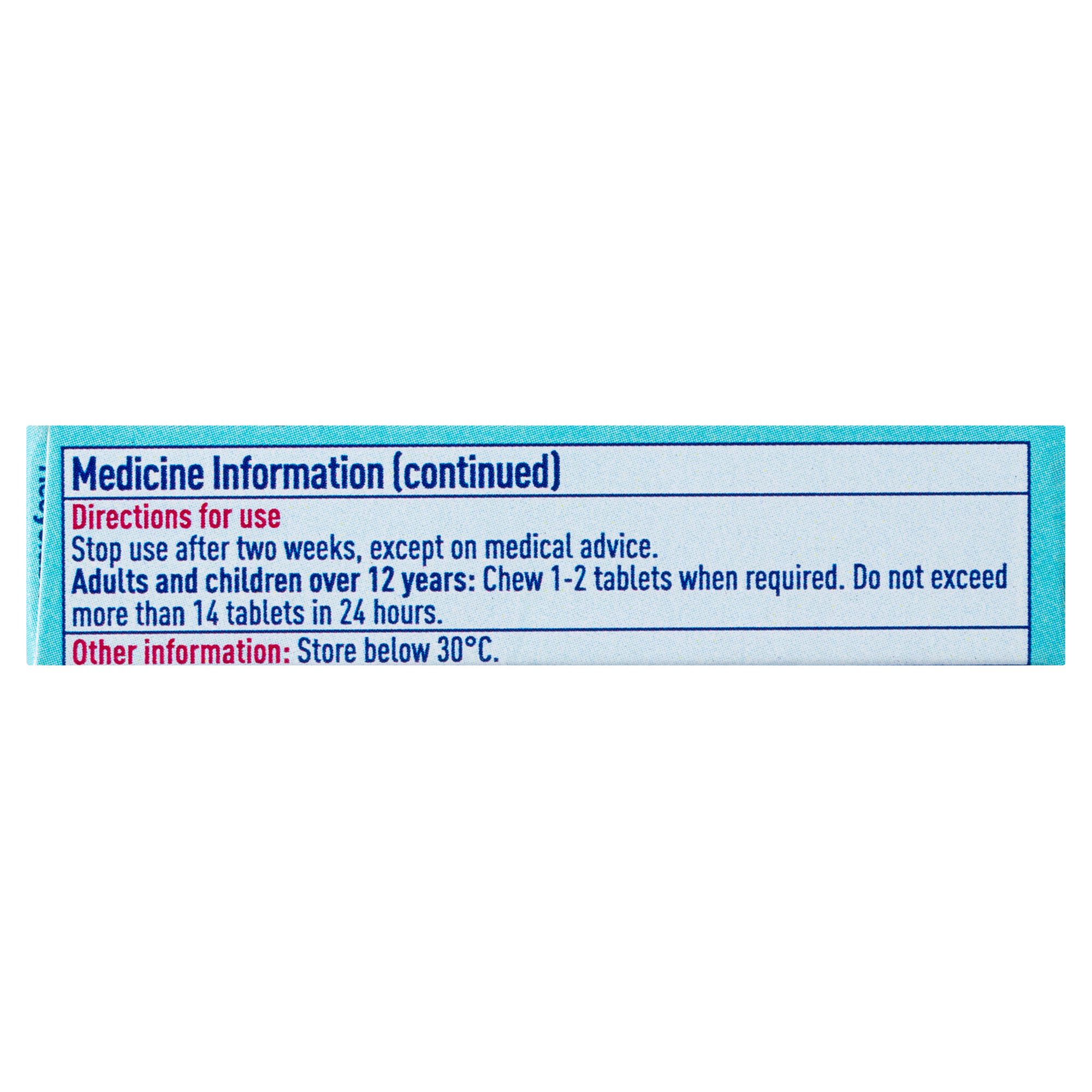 Mylanta Fast Chews 8 tablets - Image 4