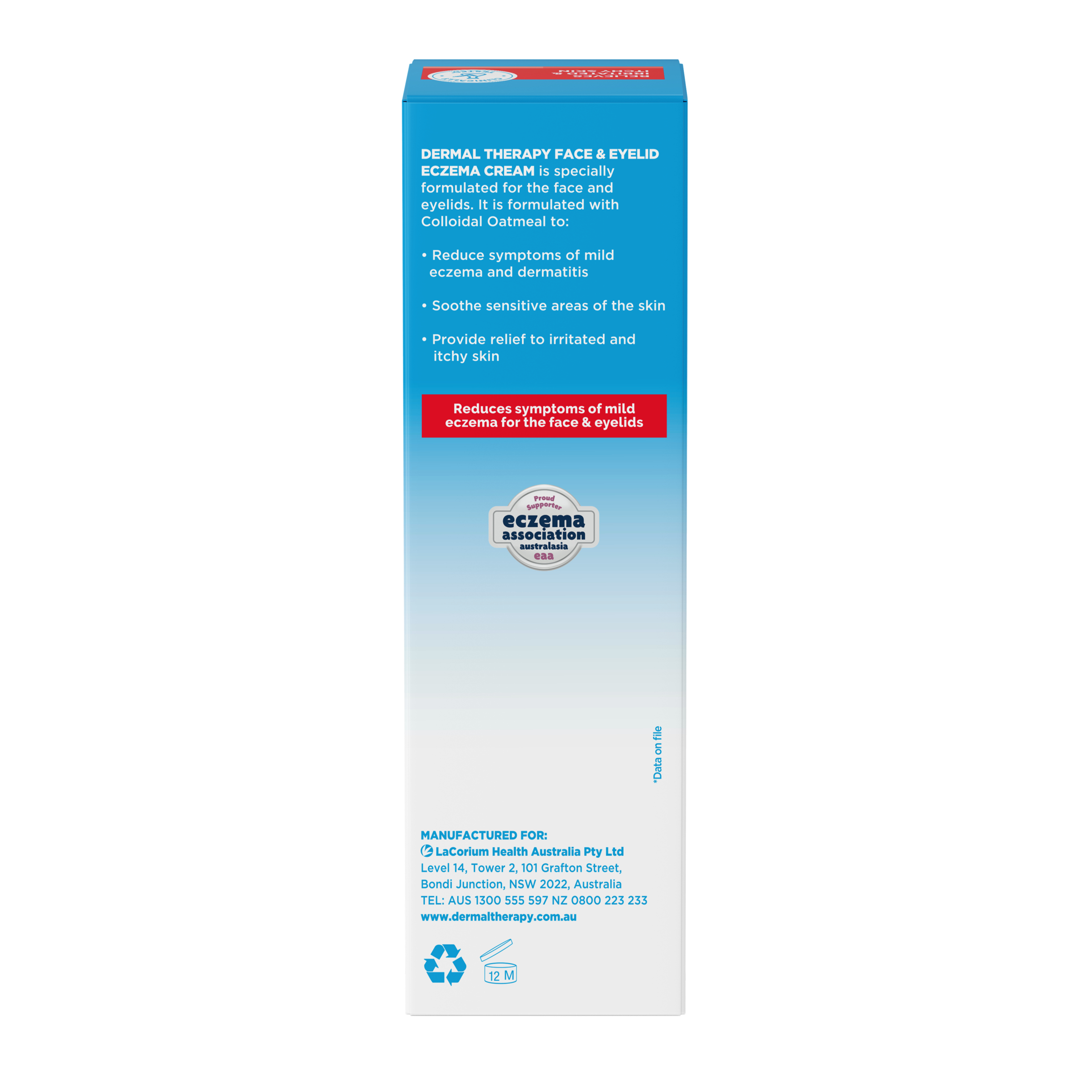 Dermal Therapy Face & Eyelid Eczema Cream 40g - Image 2