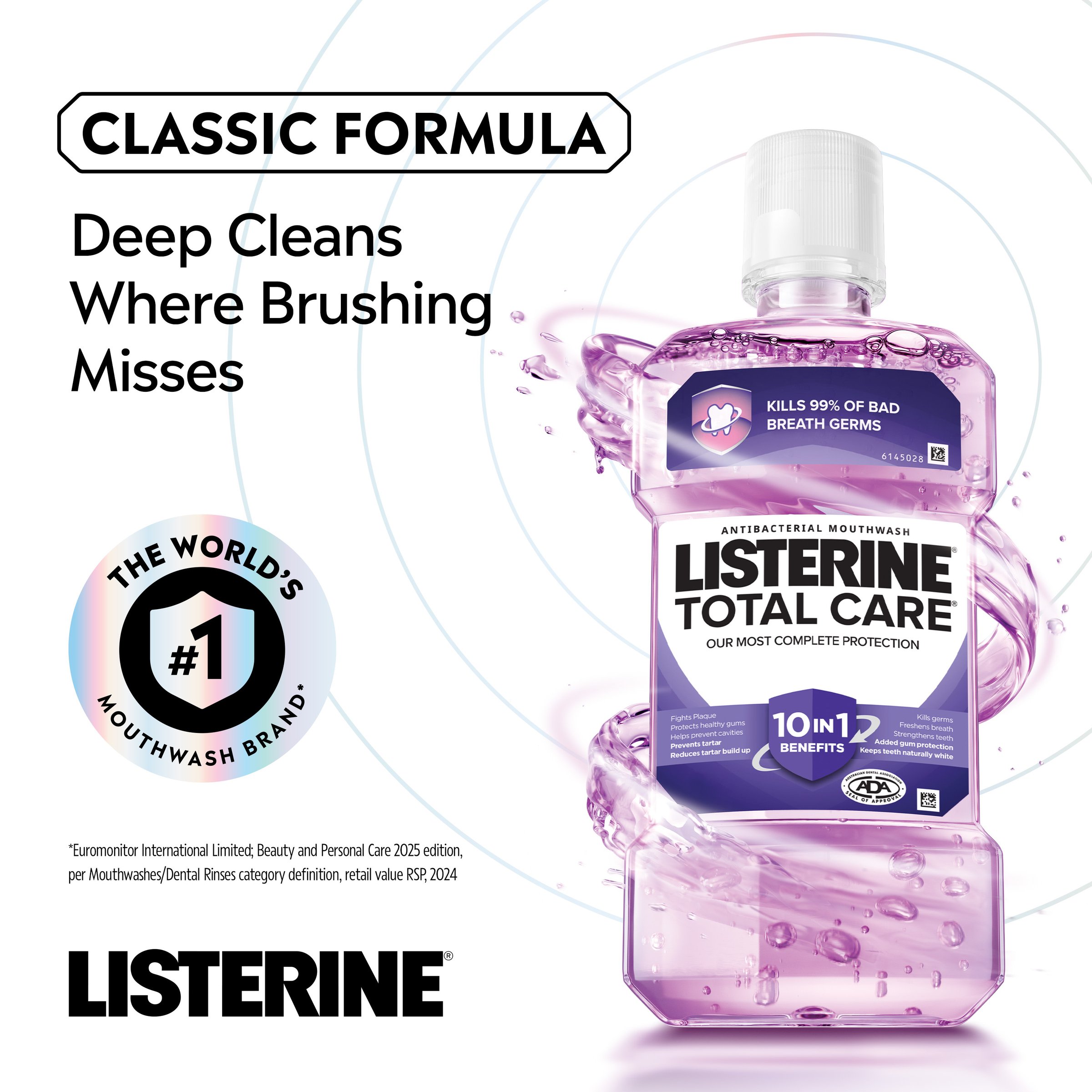 Listerine Total Care Mouthwash 100ml - Image 2