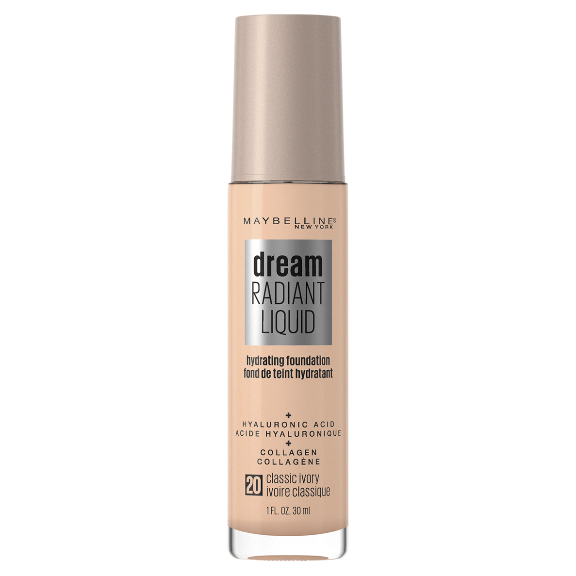 Maybelline Dream Radiant Liquid Foundation Classic Ivory 1 each - Image 2