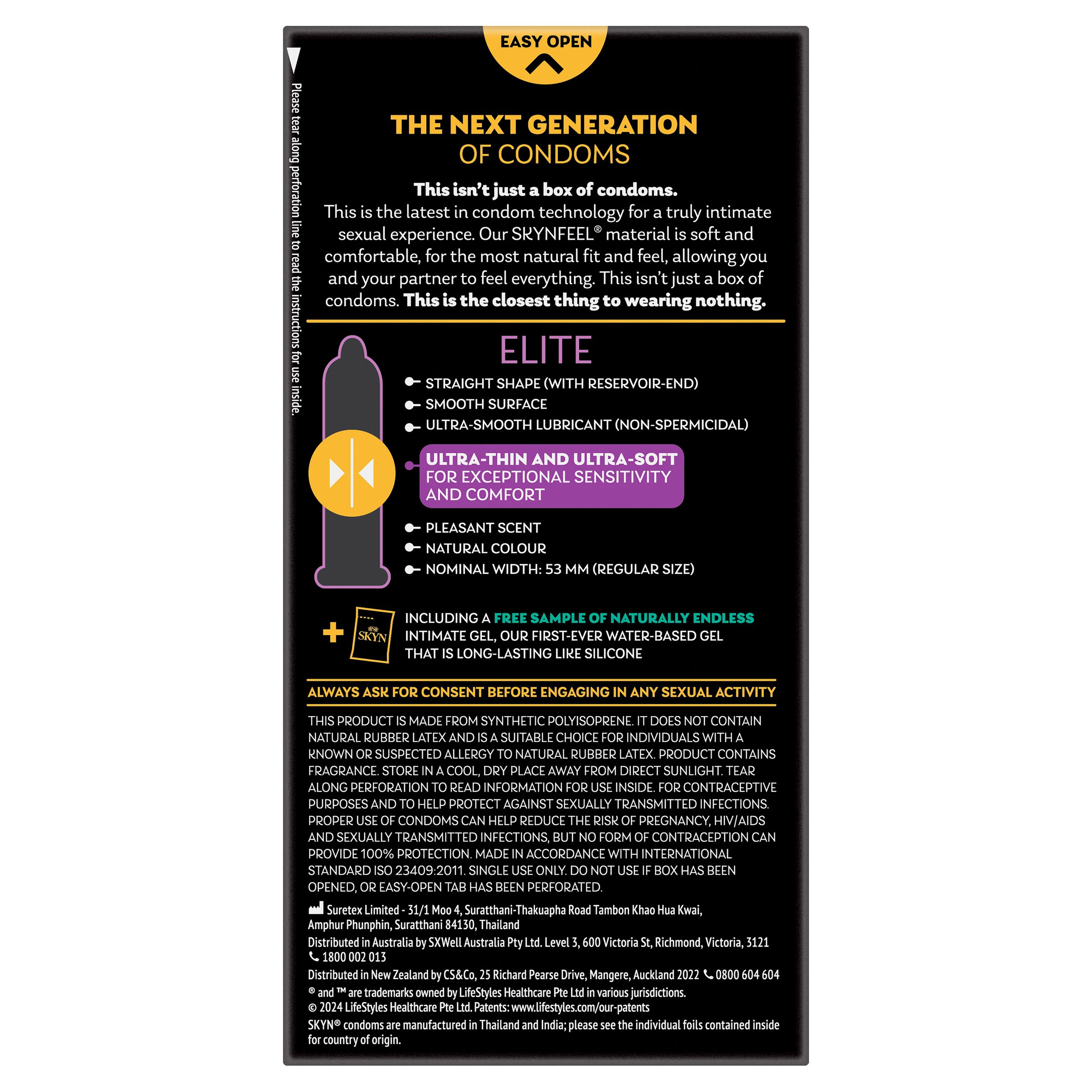Skyn Elite Condoms 10 pack - Image 2