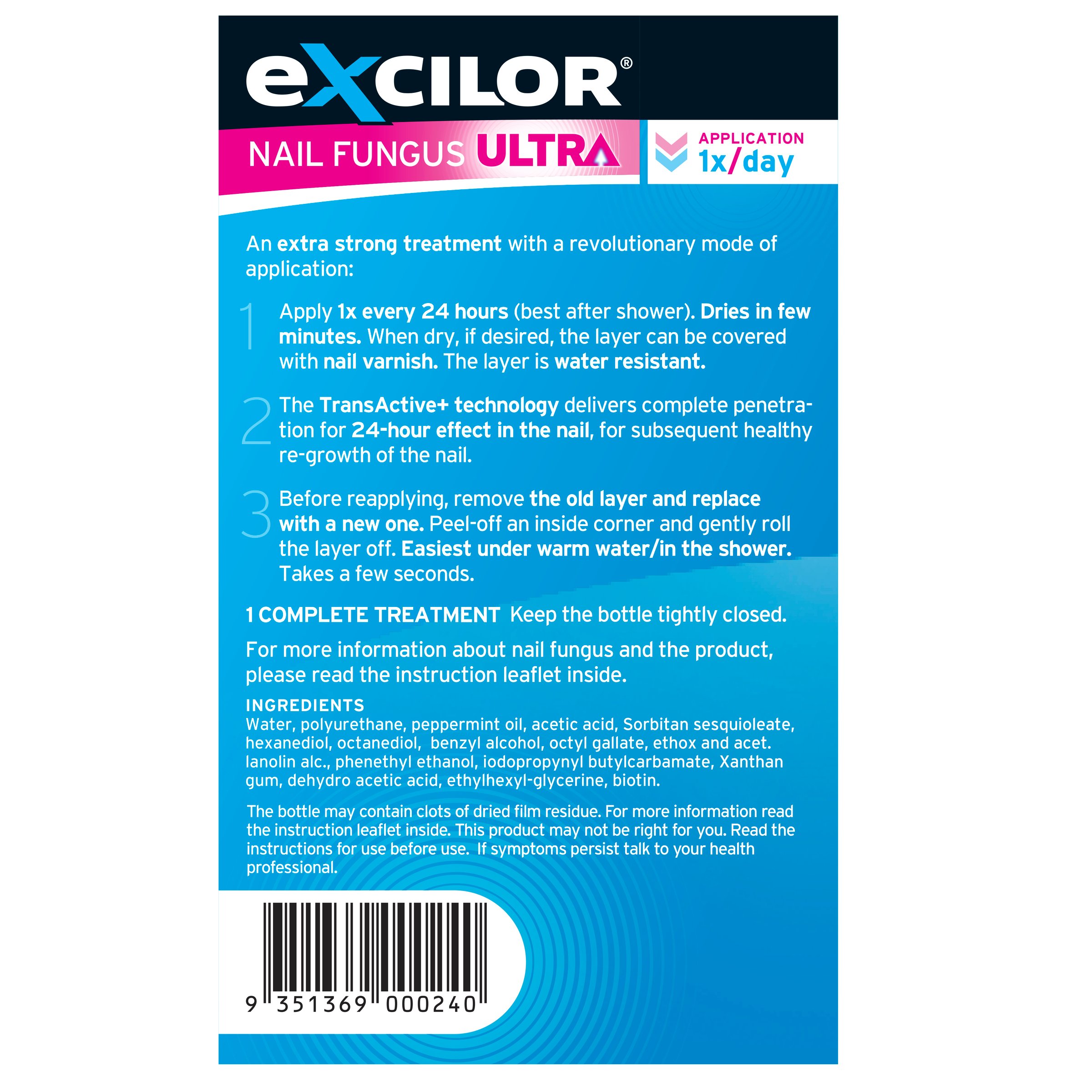 Excilor Ultra Fungal Nail Treatment 30ml - Image 2
