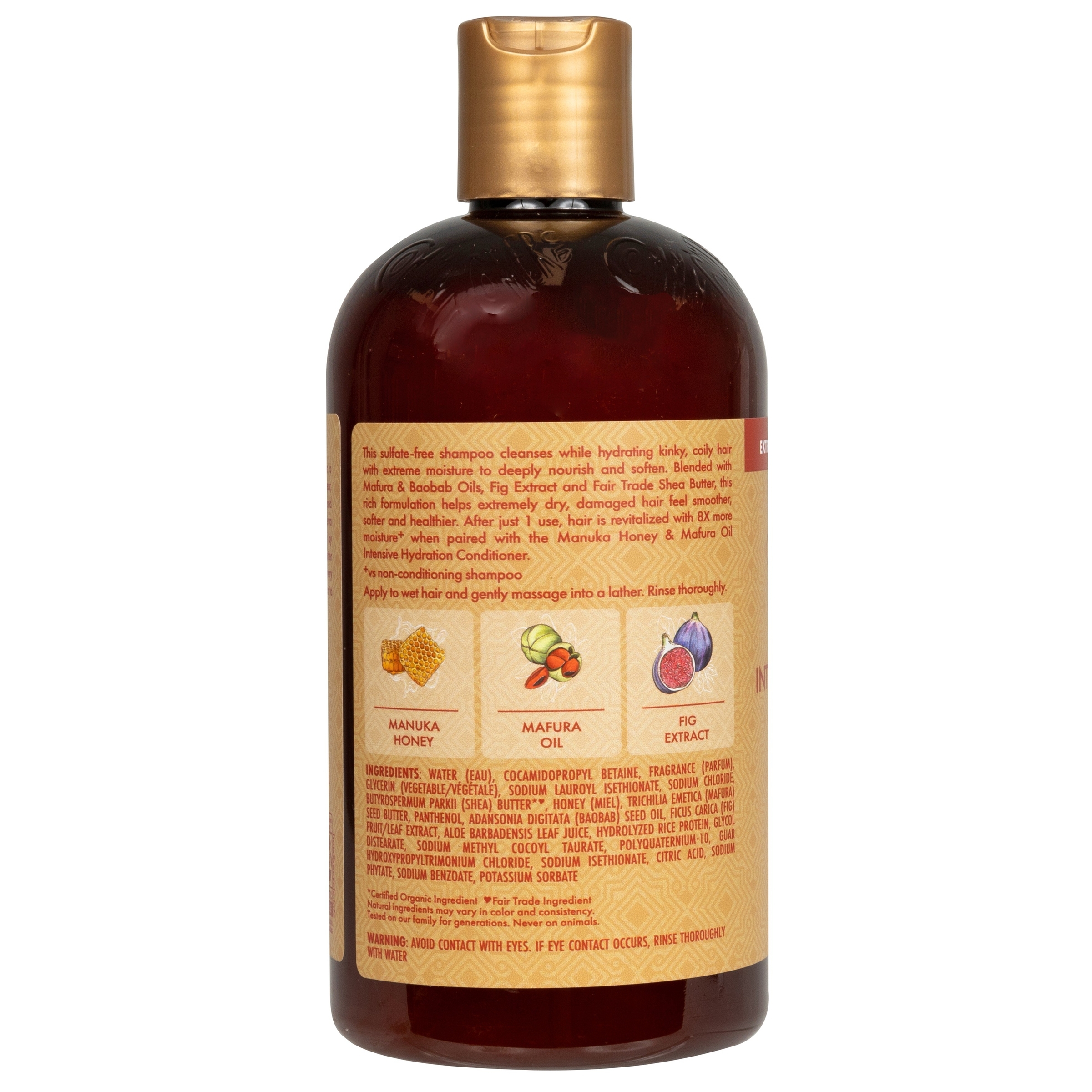 SheaMoisture Manuka Honey & Marfura Oil Intensive Hydration Shampoo 384ml - Image 3