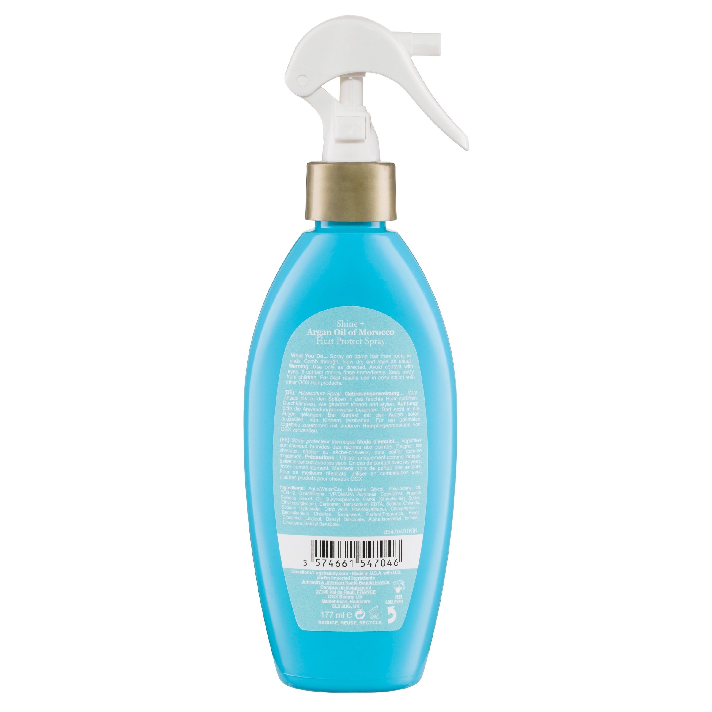 OGX Argan Oil Of Morocco Extra Strength Heat Defence Spray 177ml - Image 2