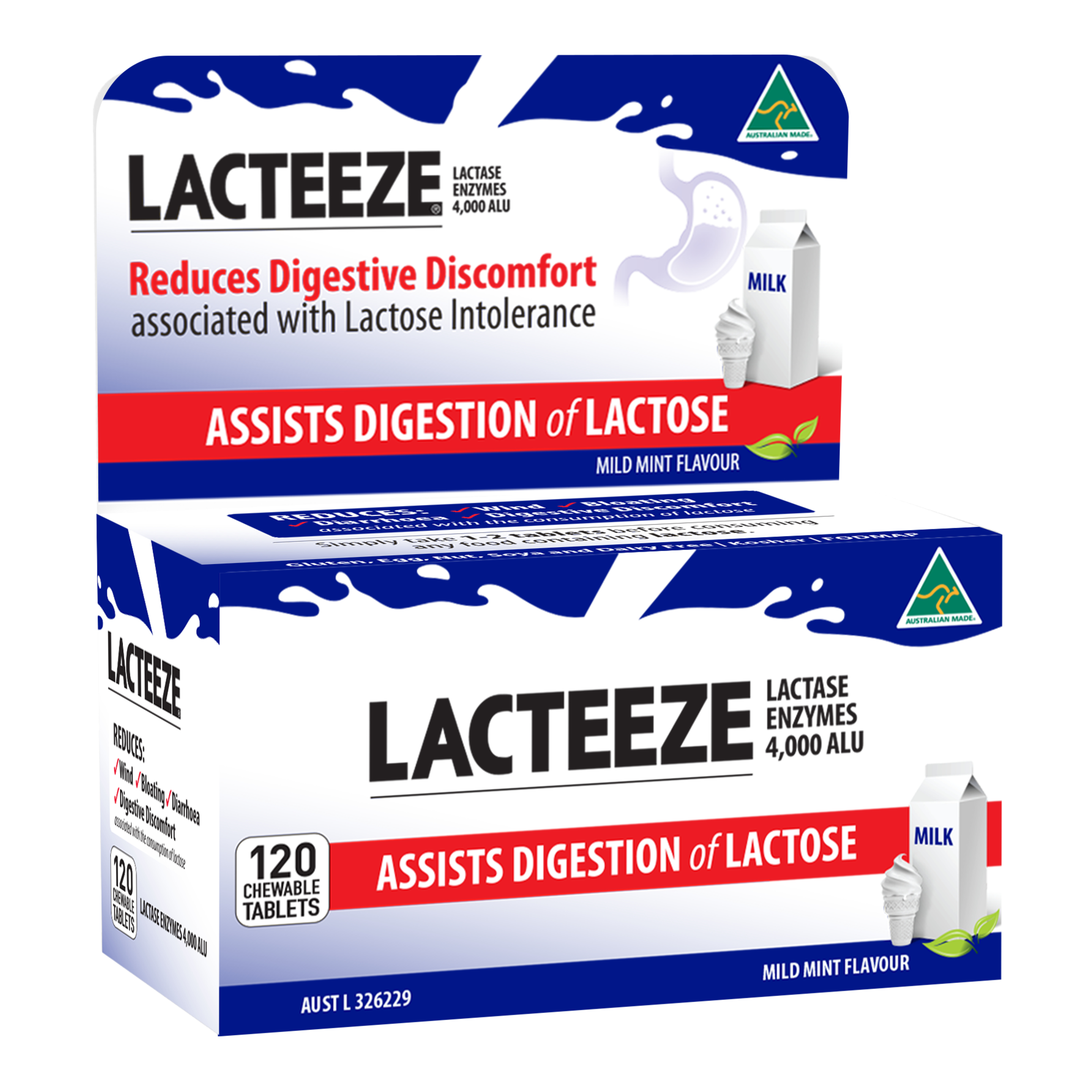 Lacteeze Chewables 120 tablets - Image 2