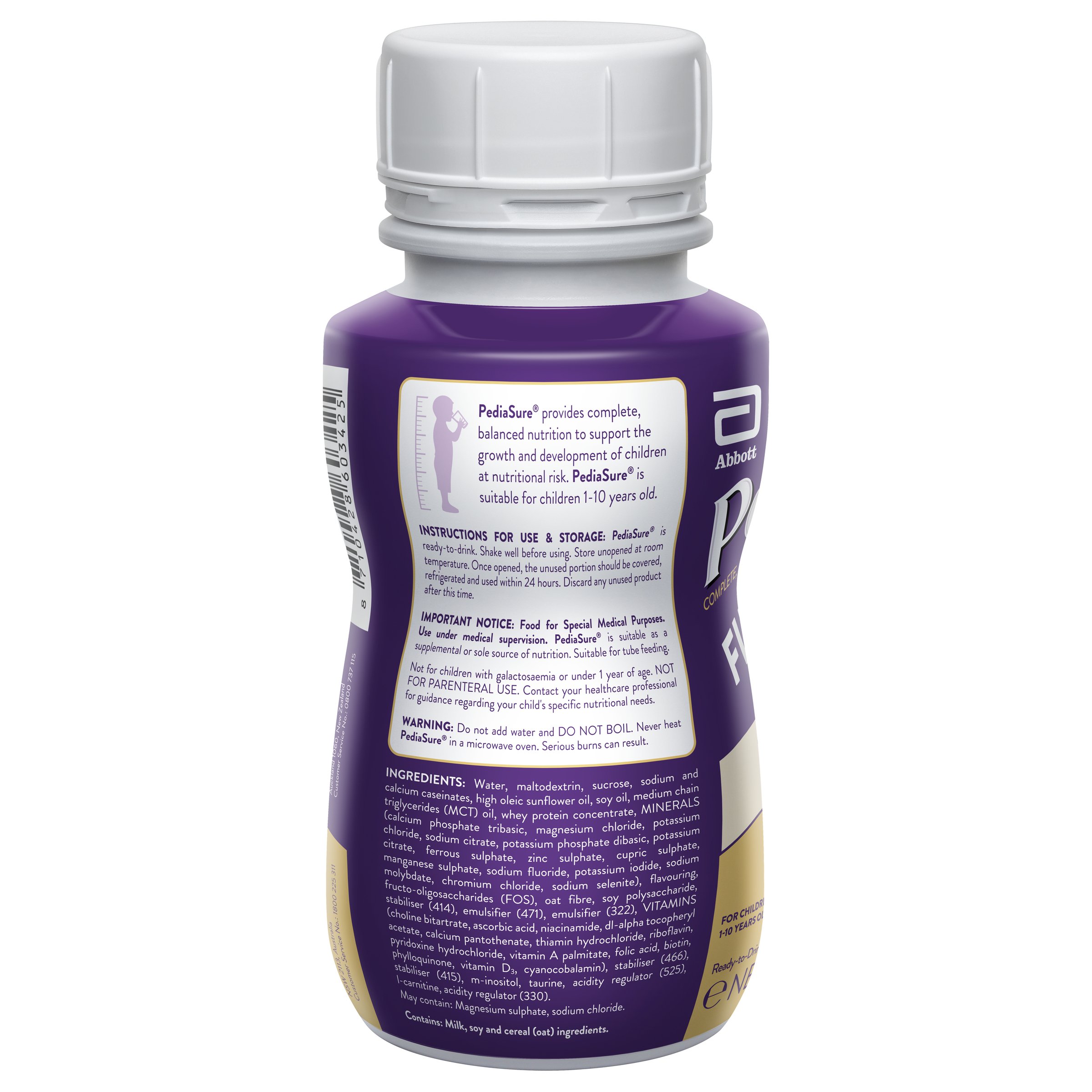 PediaSure Fibre Ready to Drink Vanilla 220ml - Image 2