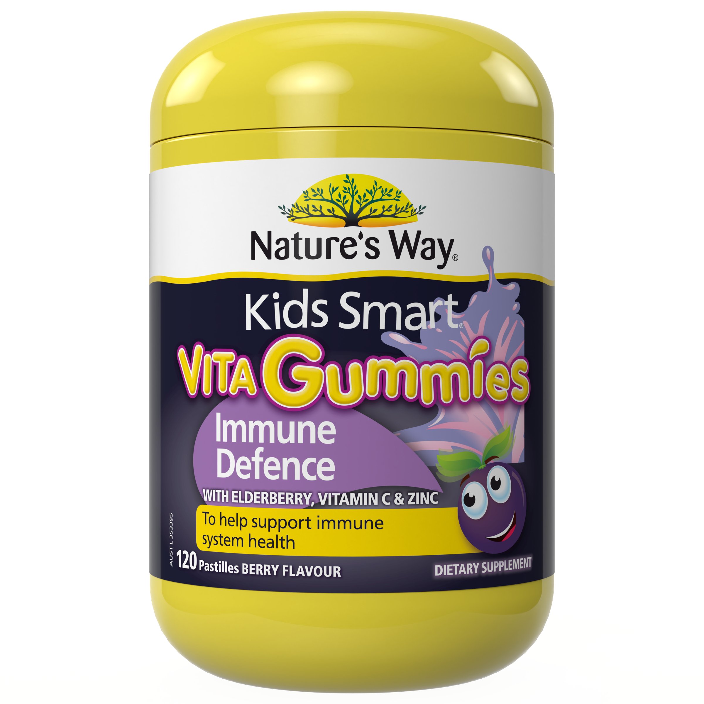 Nature's Way Kids Smart Vita Gummies Immune Support 120 pastilles - Image 1