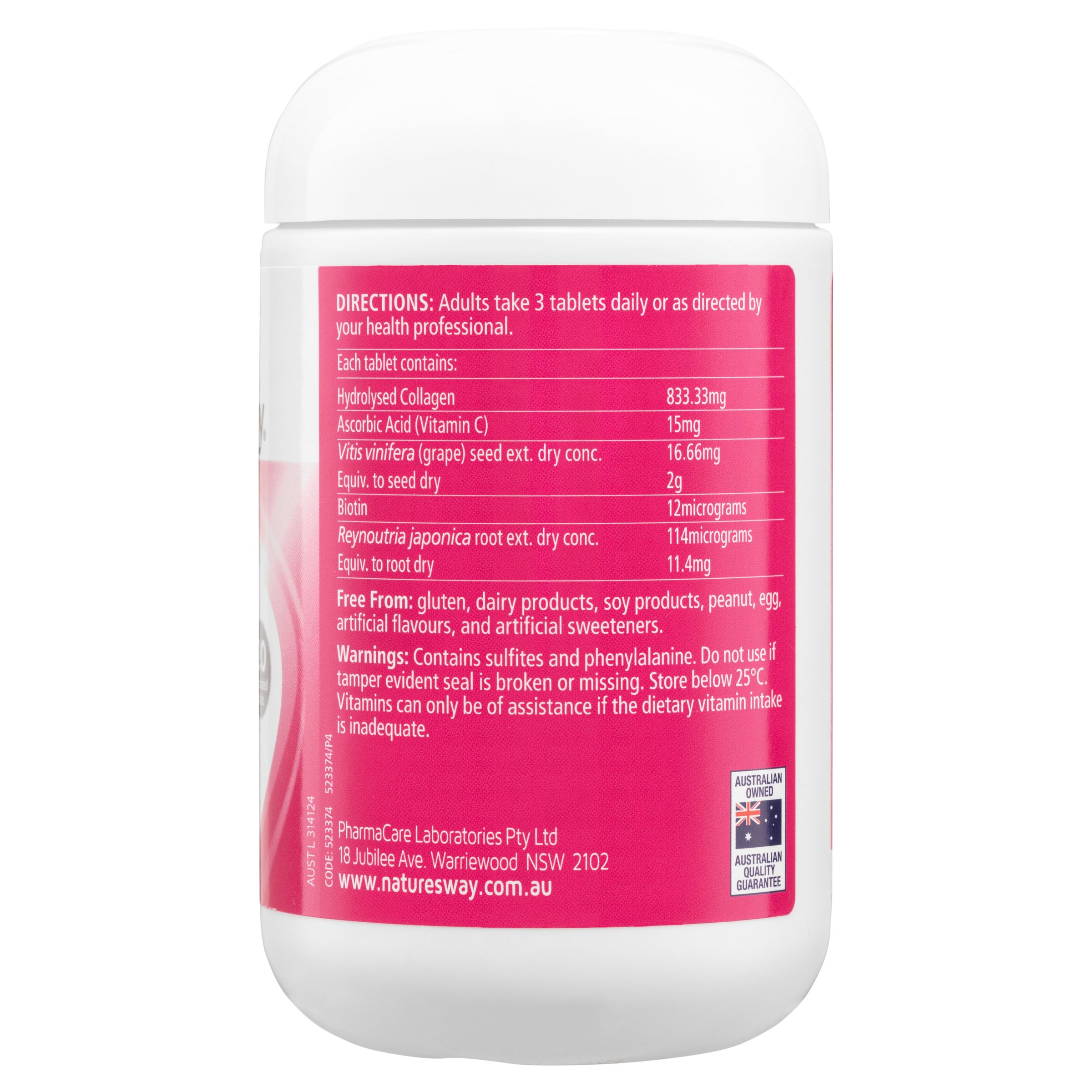 Nature's Way Beauty Collagen 120 tablets - Image 10
