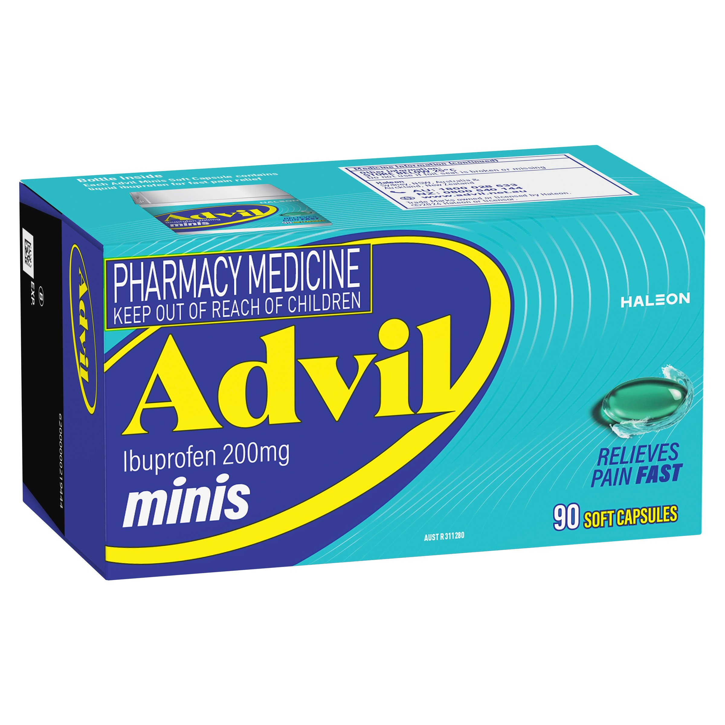 Advil Minis 200mg - 90 liquid capsules - Image 9