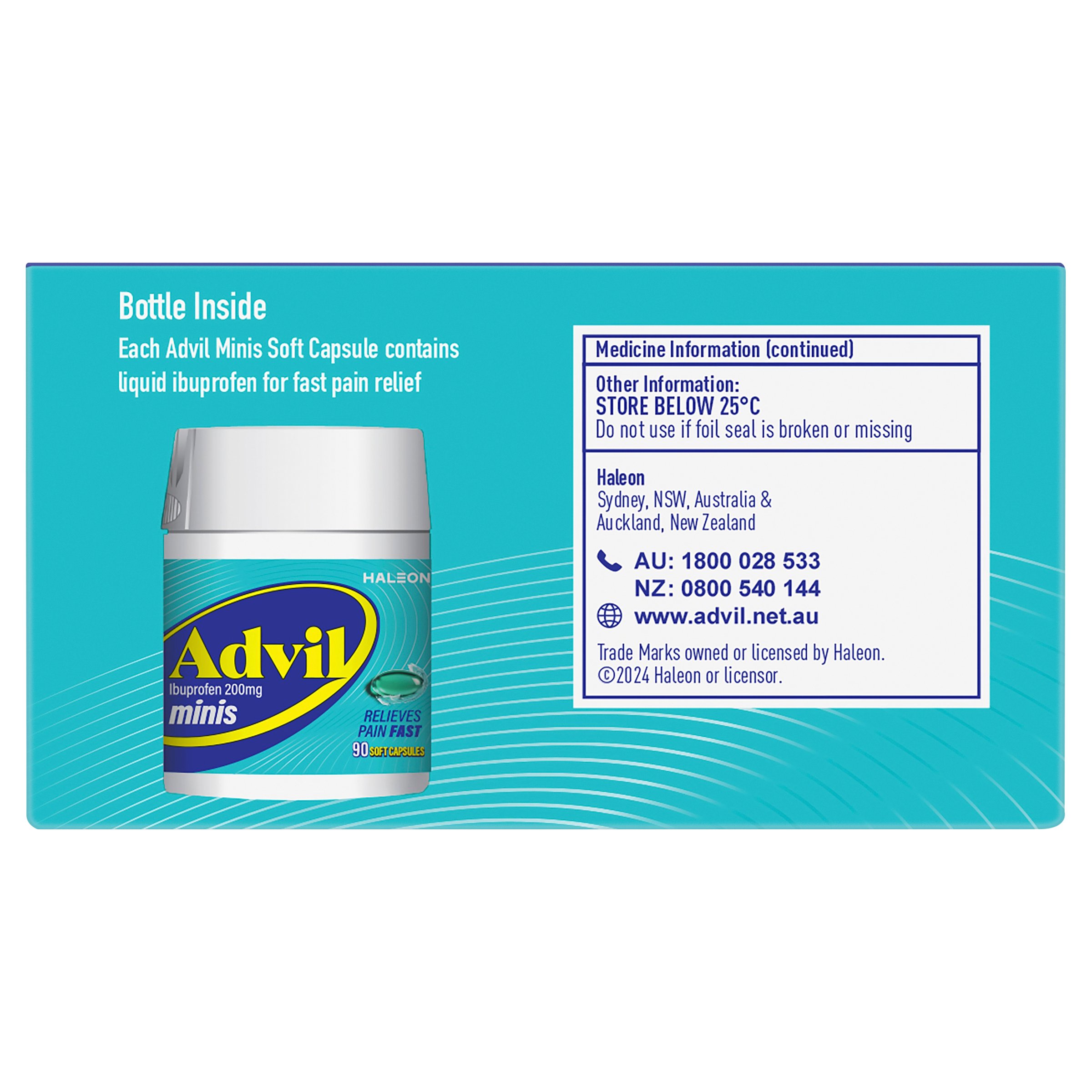 Advil Minis 200mg - 90 liquid capsules - Image 5