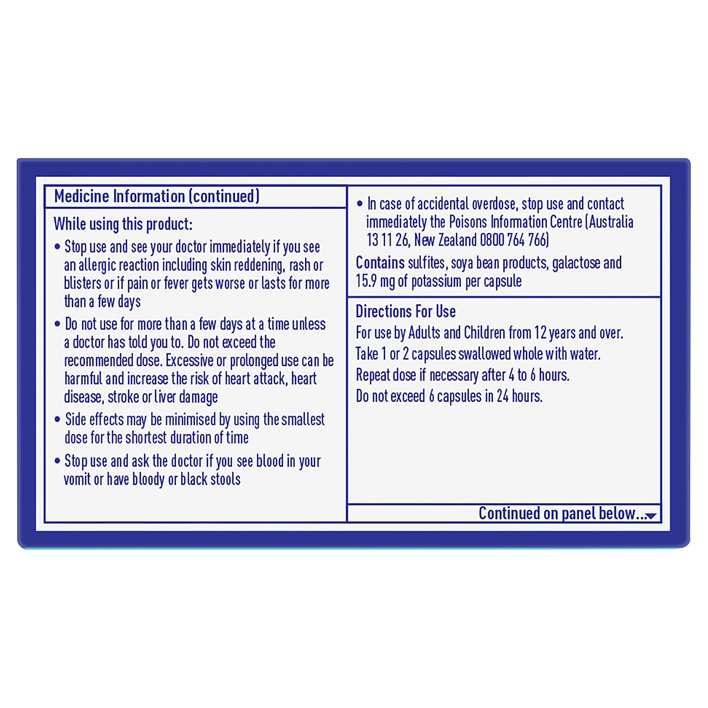 Advil Ibuprofen 200mg Minis 40 liquid capsules - Image 2