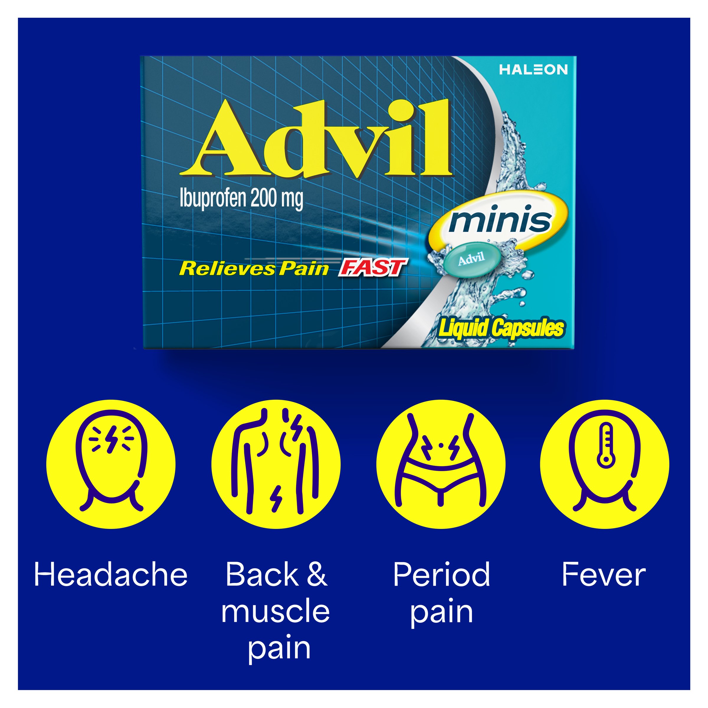 Advil Minis 200mg - 20 liquid capsules - Image 8