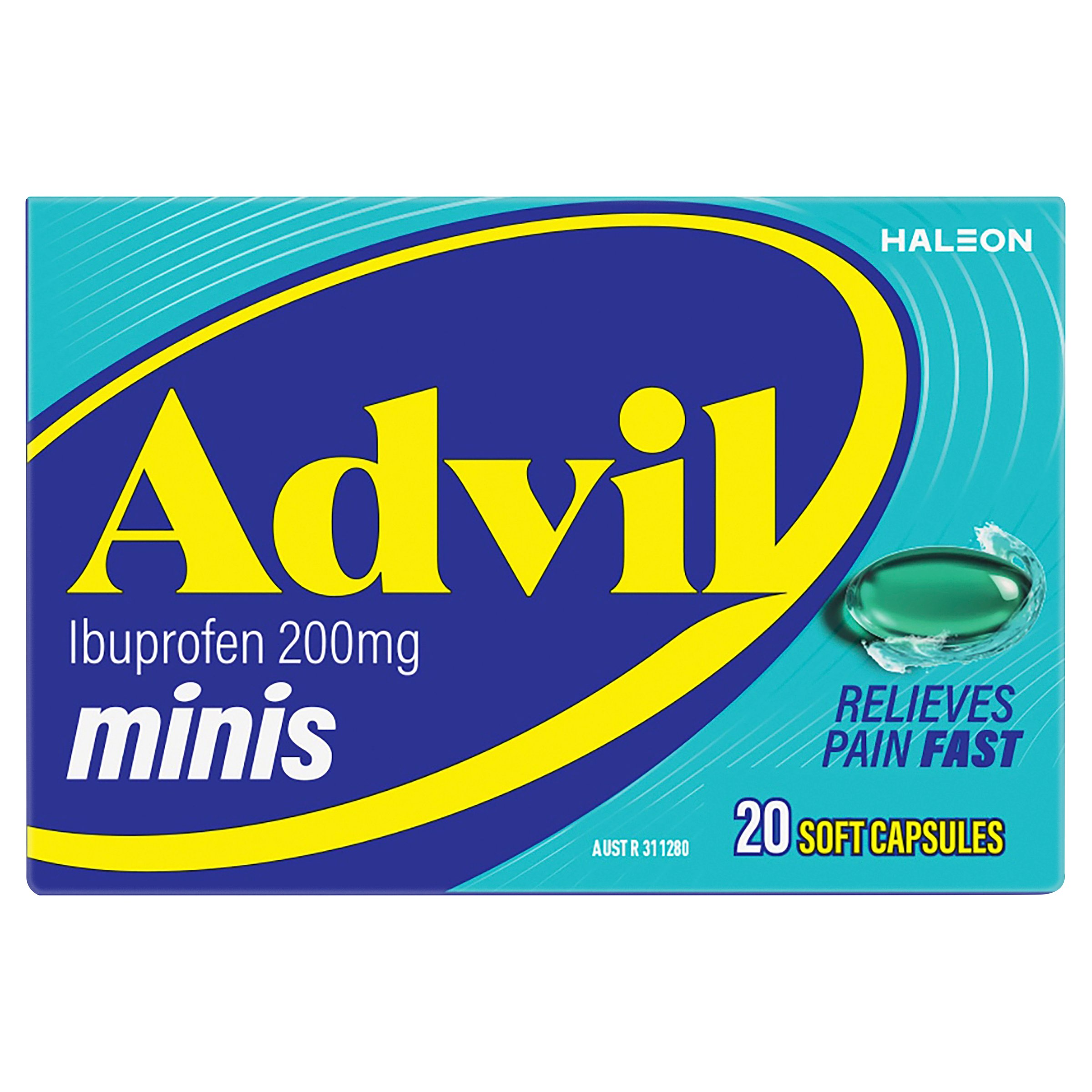 Advil Minis 200mg - 20 liquid capsules - Image 1