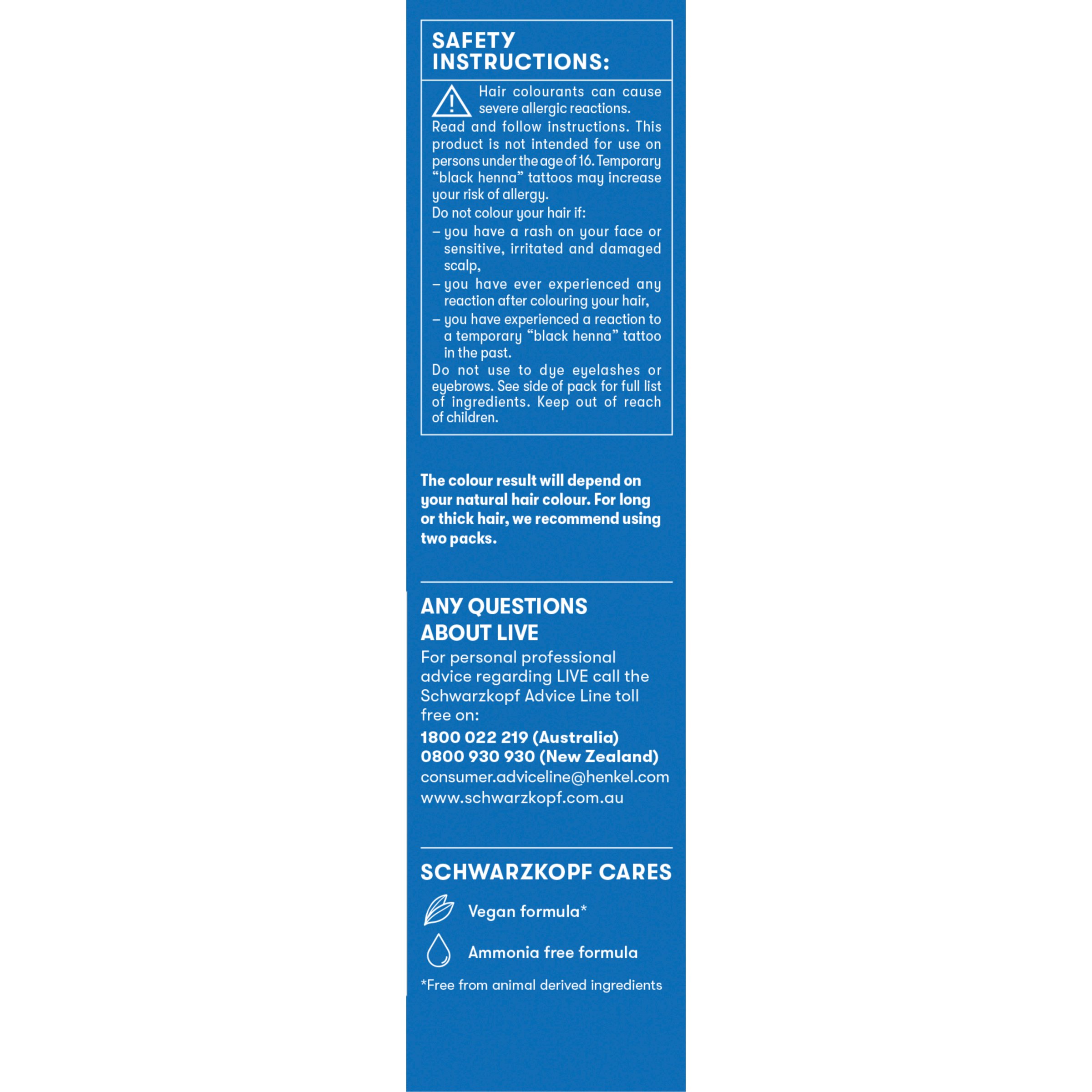 Schwarzkopf Live Colour Silver Toner 75ml - Image 4
