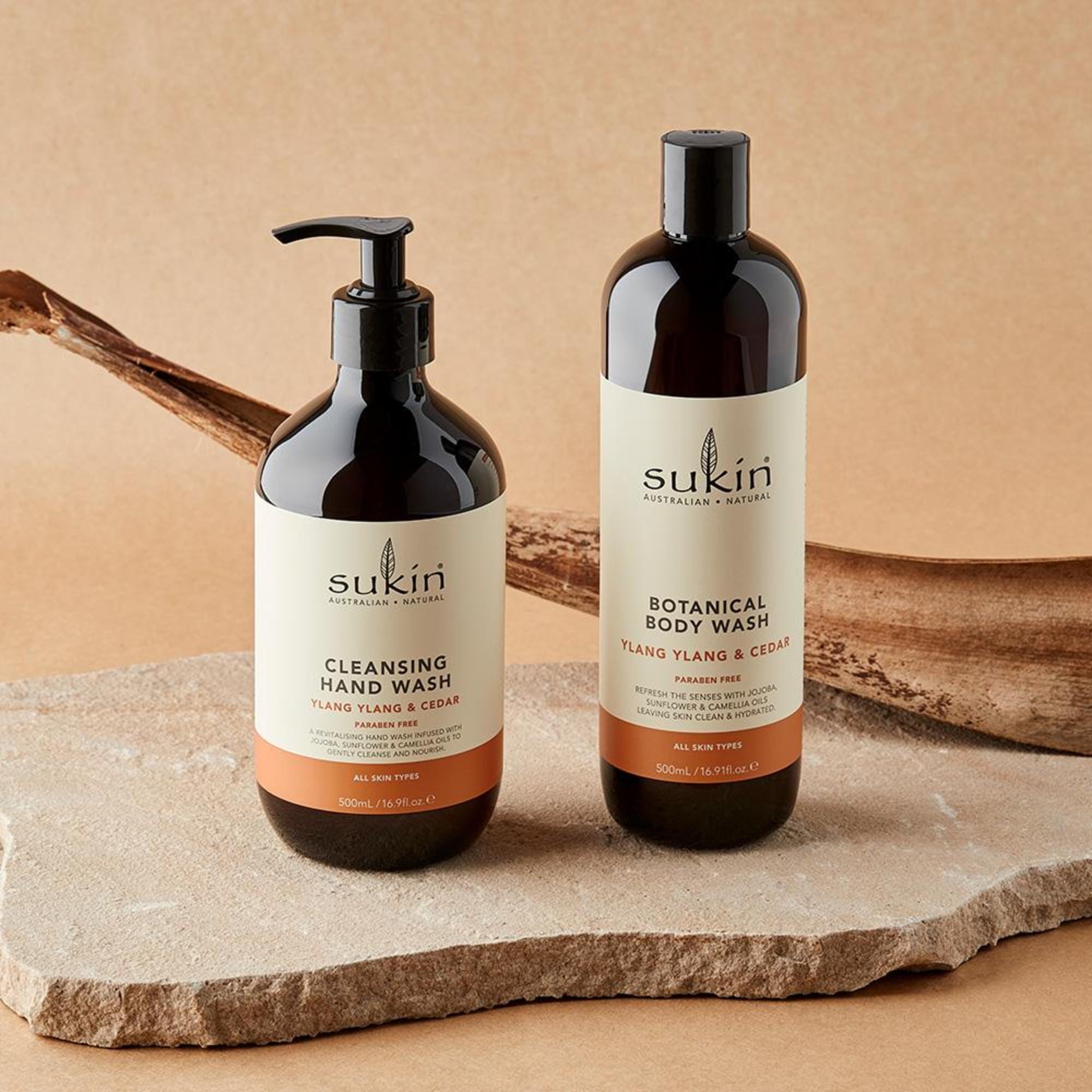 Sukin Hand Wash Ylang Ylang & Cedar Pump 500ml - Image 6