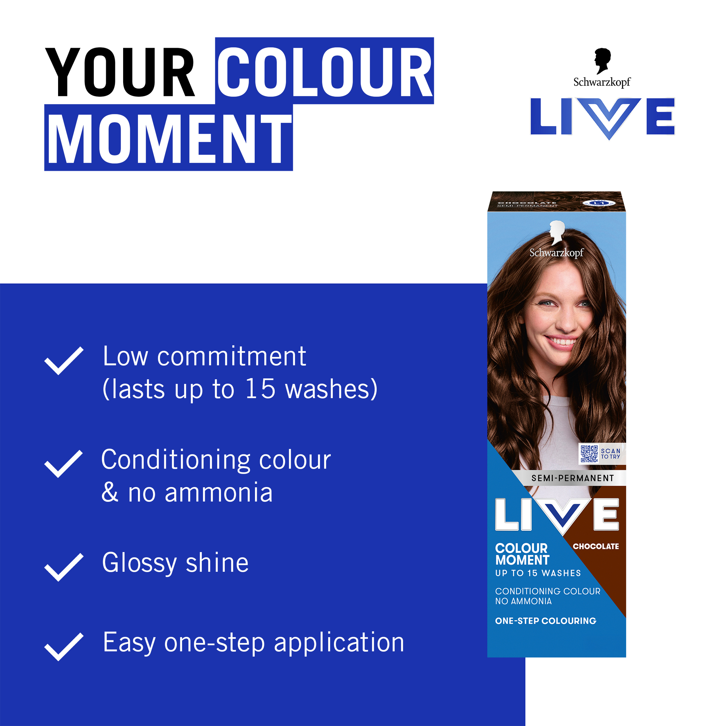 Schwarzkopf Live Colour Chocolate 75ml - Image 11