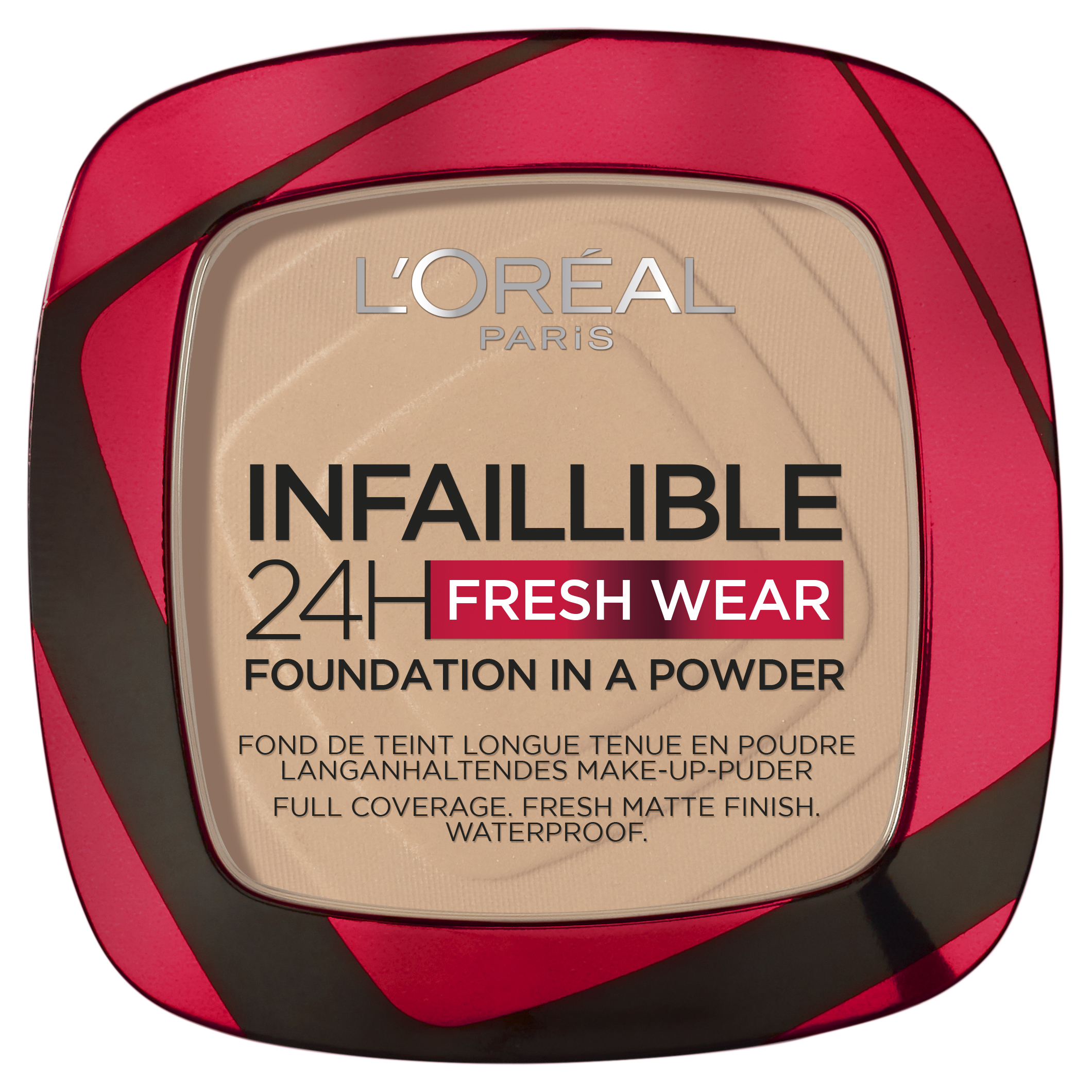 L'Oreal Paris Infallible Compact Powder Foundation 130 True Beige 1 each - Image 1