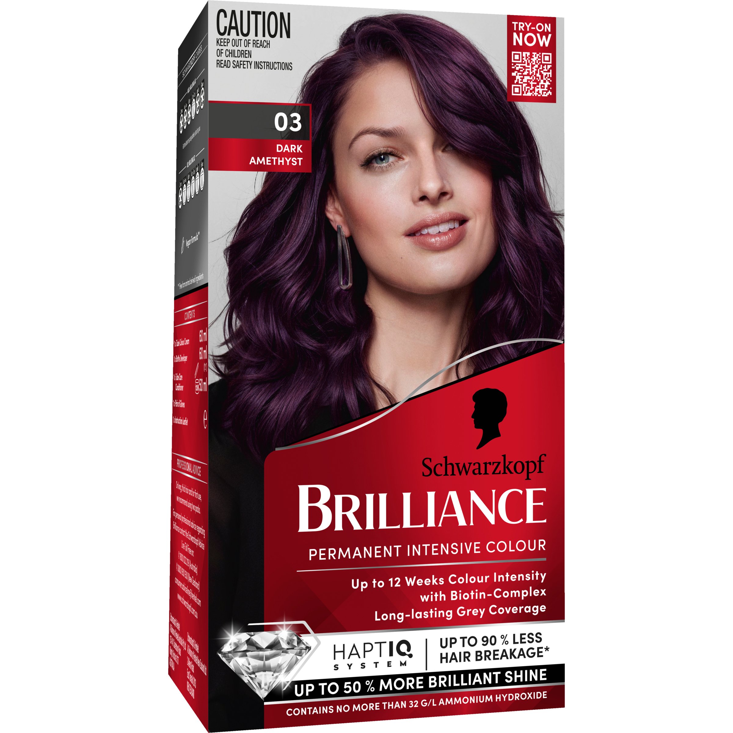 Schwarzkopf Brilliance 03 Dark Amethyst 1 pack - Image 6