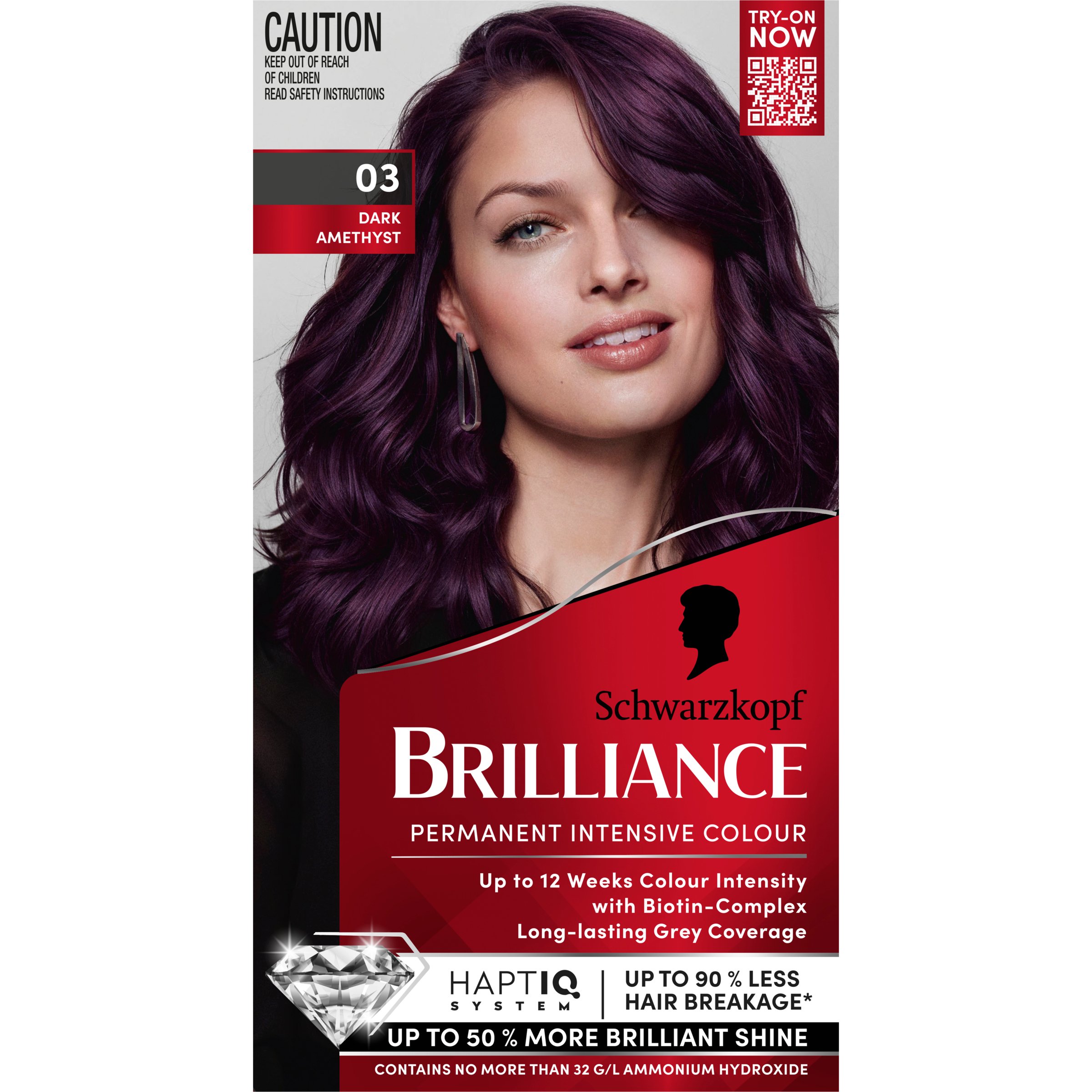 Schwarzkopf Brilliance 03 Dark Amethyst 1 pack - Image 1