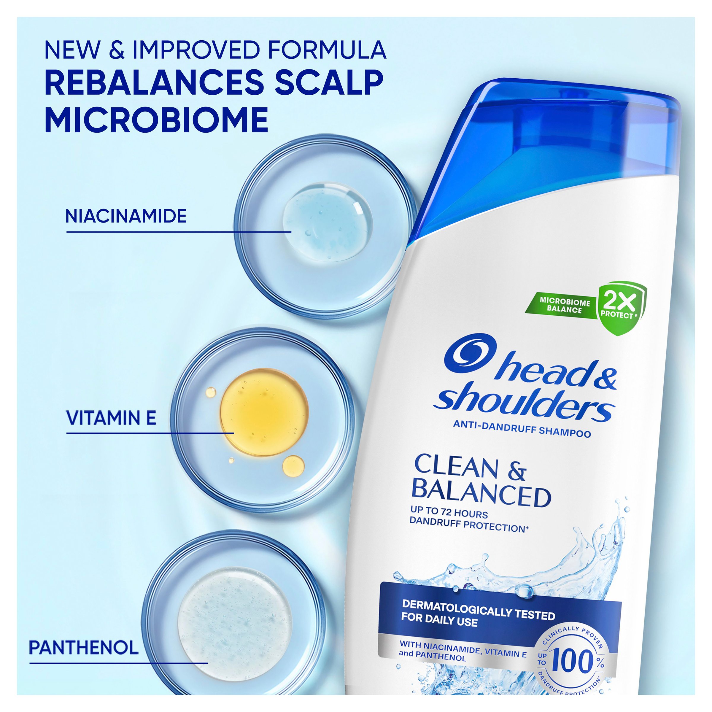 Head & Shoulders Clean & Balanced Shampoo 400ml - Image 6