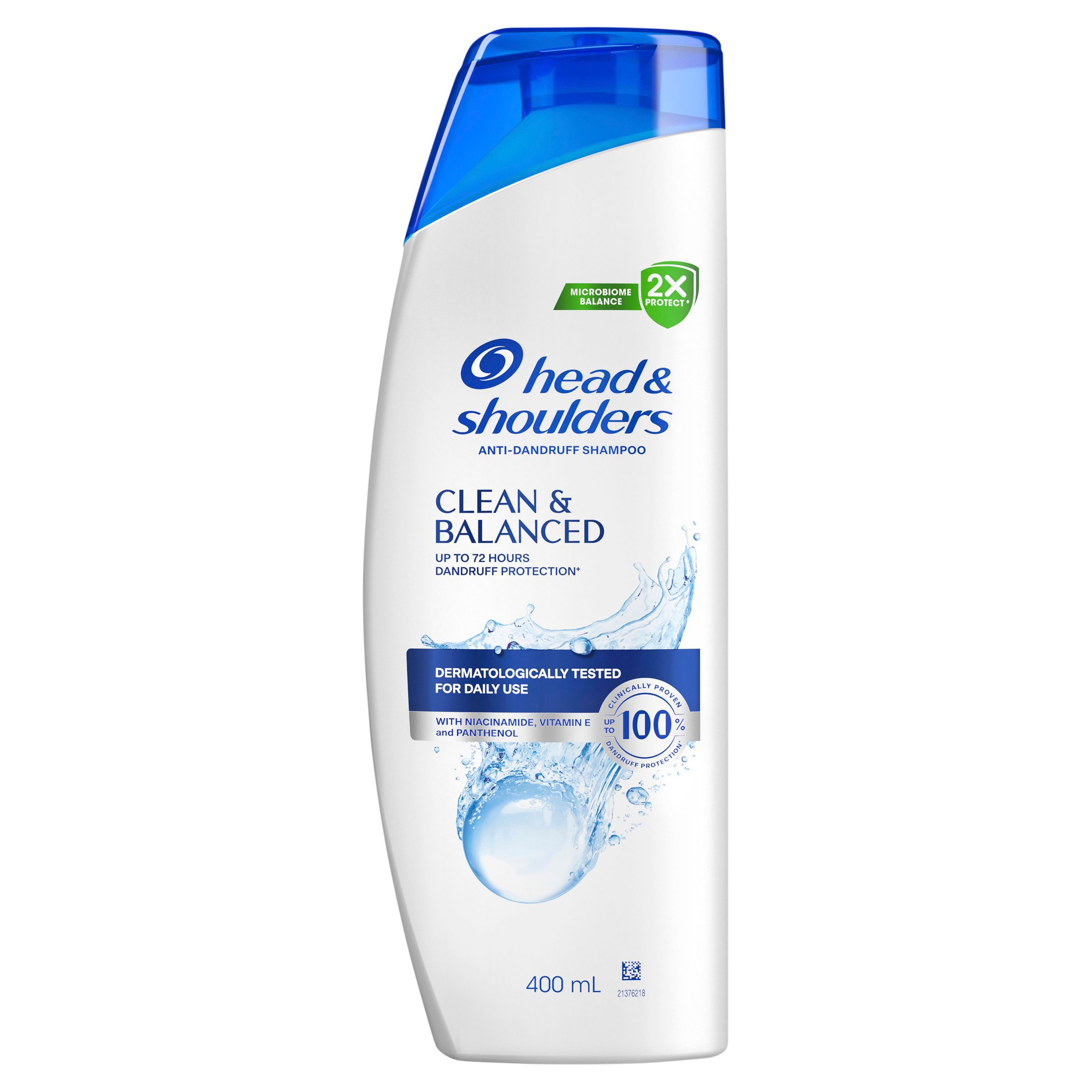 Head & Shoulders Clean & Balanced Shampoo 400ml - Image 1