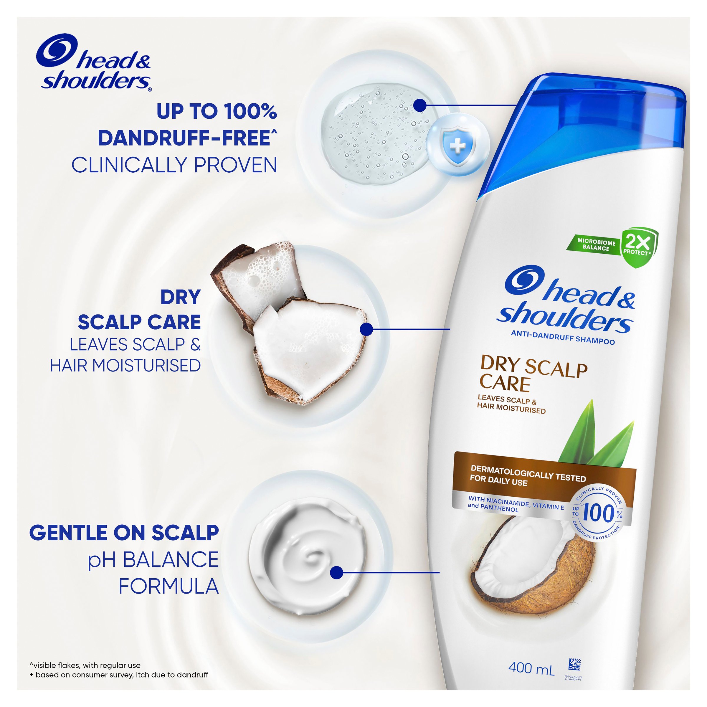 Head & Shoulders Dry Scalp Shampoo 400ml - Image 5